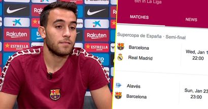 Barcelone confirme la blessure de Garcia et révèle la durée de son absence
