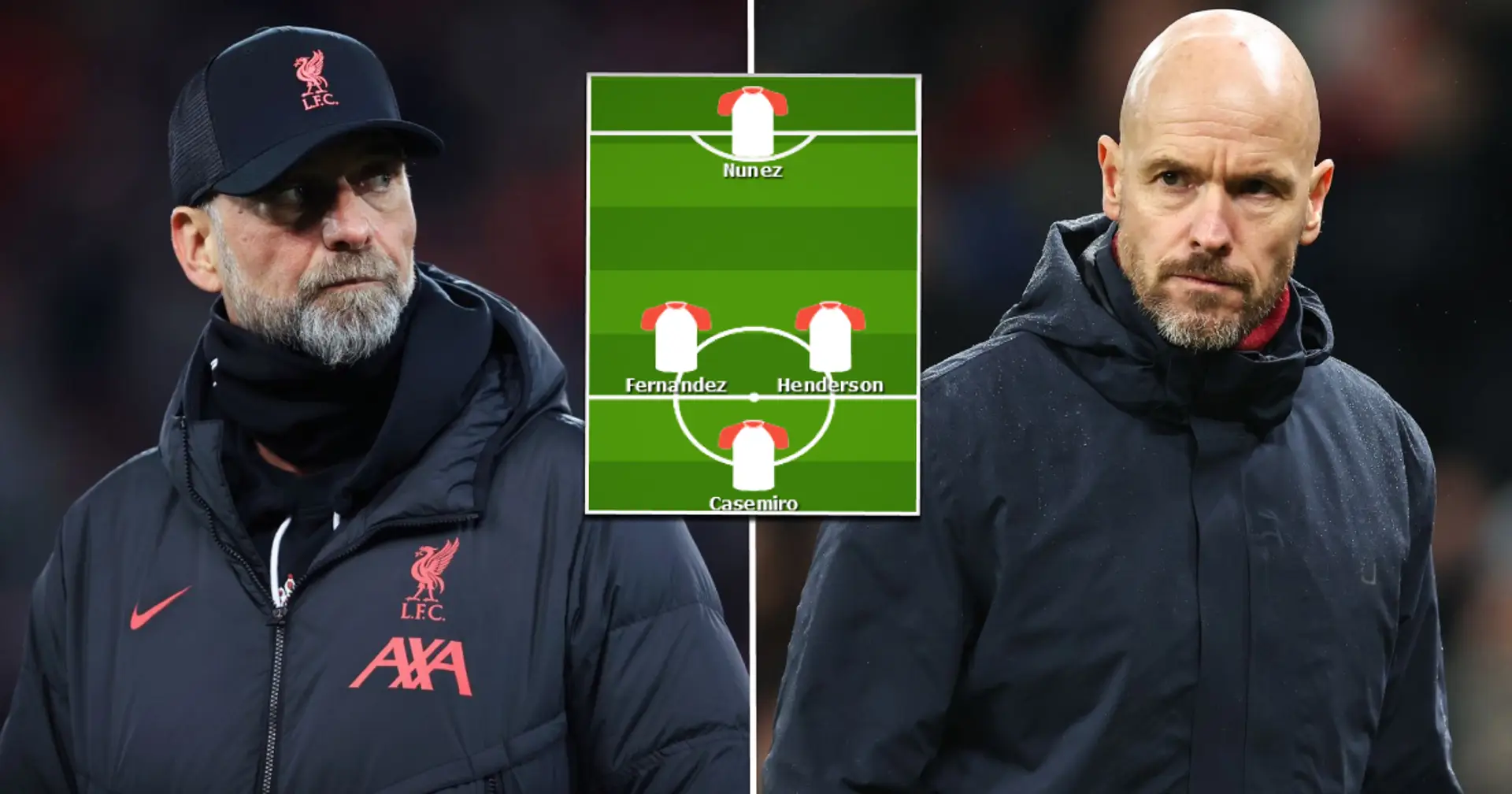 Liverpool vs Man United combined XI — based on current form 