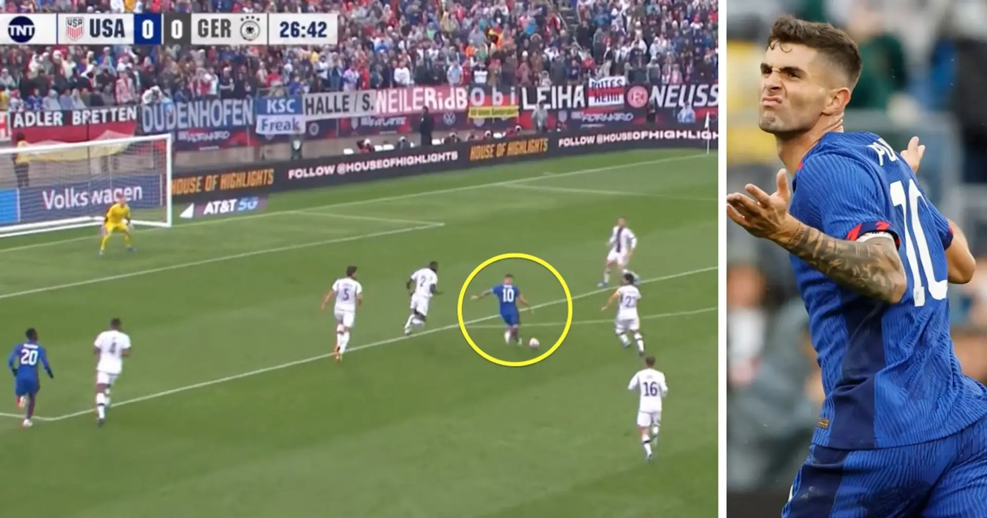 Former Chelsea winger Pulisic scores absolute screamer for USA against Germany (video)