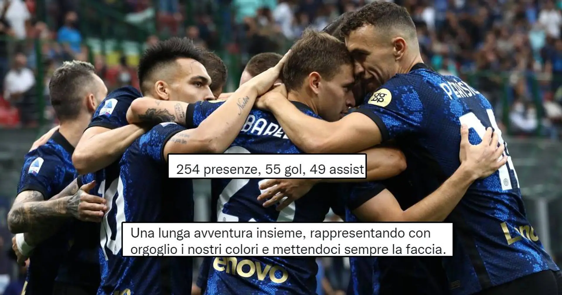 L'Inter saluta ufficialmente 4 giocatori sui social: messaggi strappalacrime e un legame eterno