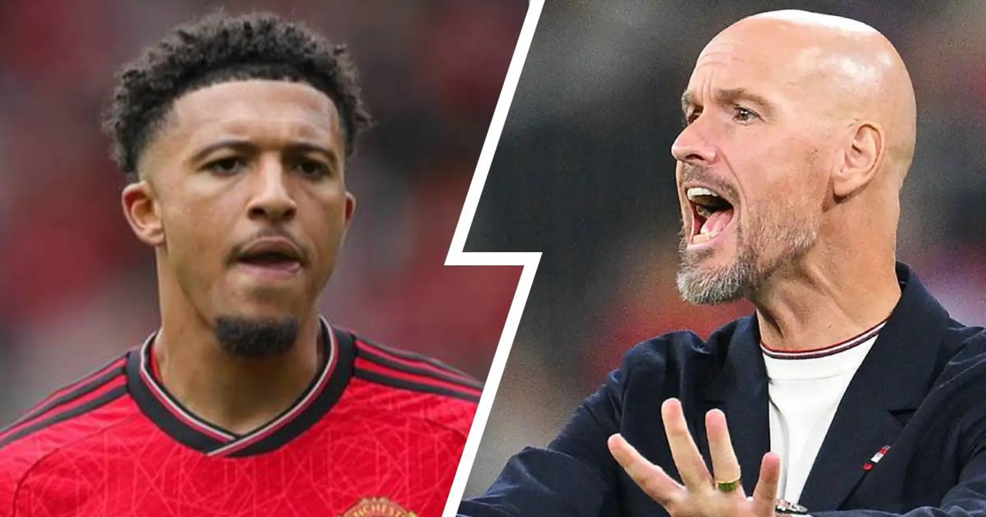 Sancho 'refuses' to apologise to Ten Hag, Man United willing to sell him on the cheap