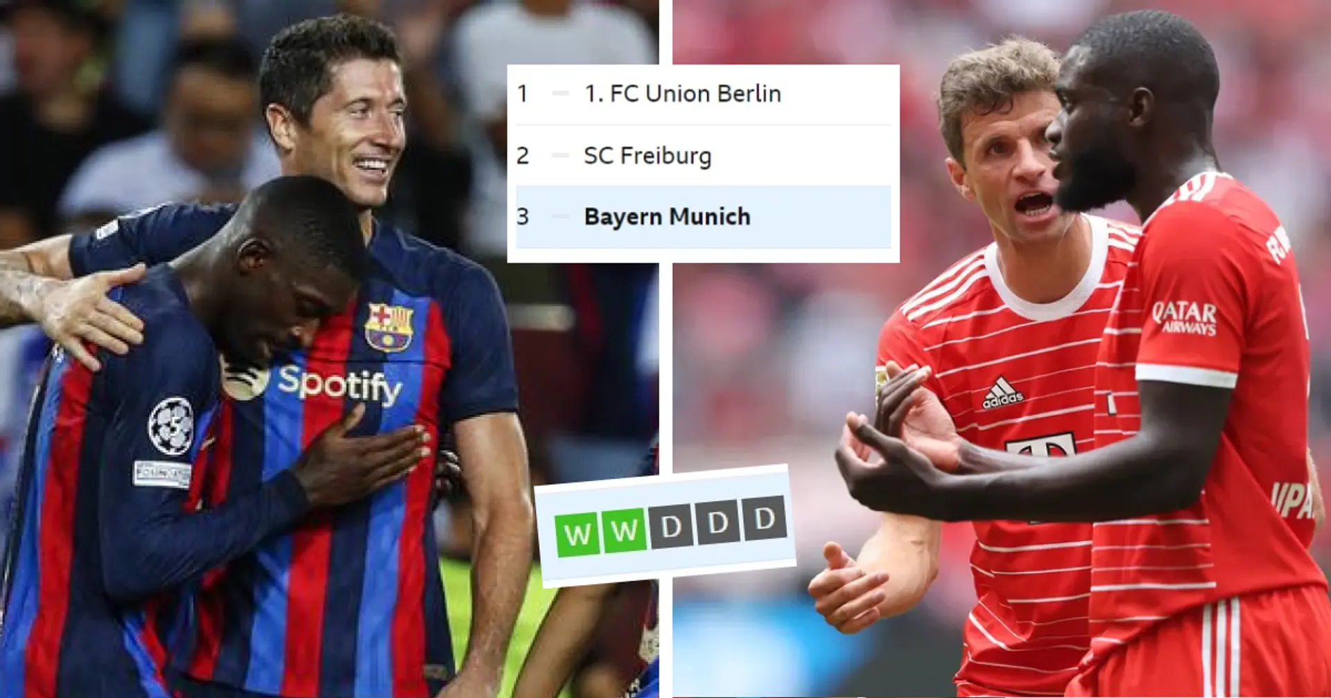 Third in the league, 3 draws in a row: How Bayern fare ahead of Tuesday's clash with Barca