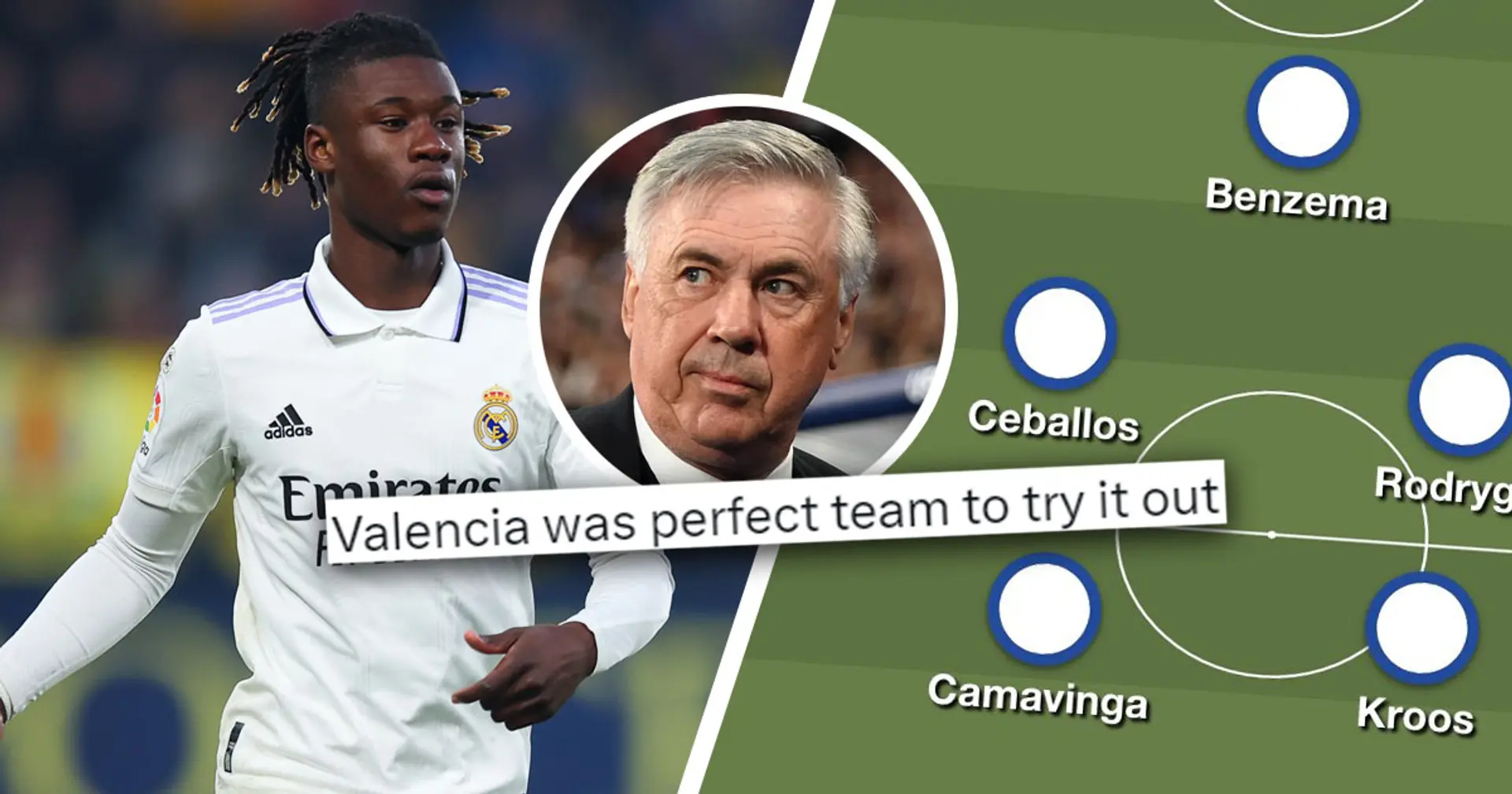 Shown in lineups: fan urges Ancelotti to try more offensive approach with new formation, Camavinga to play key role
