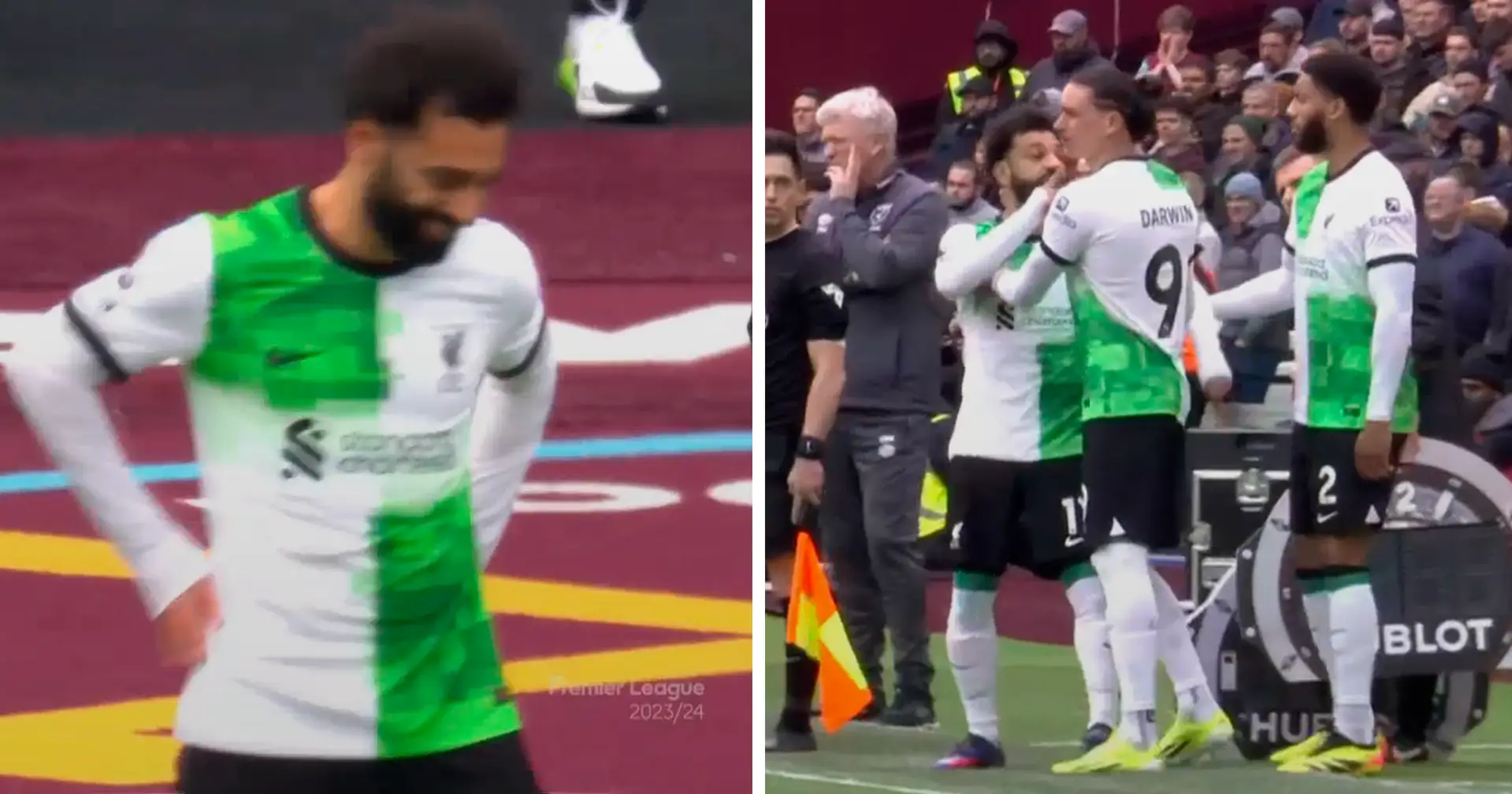 Spotted: why Klopp and Salah were arguing - it likely has to do with what Mohamed did a few minutes earlier