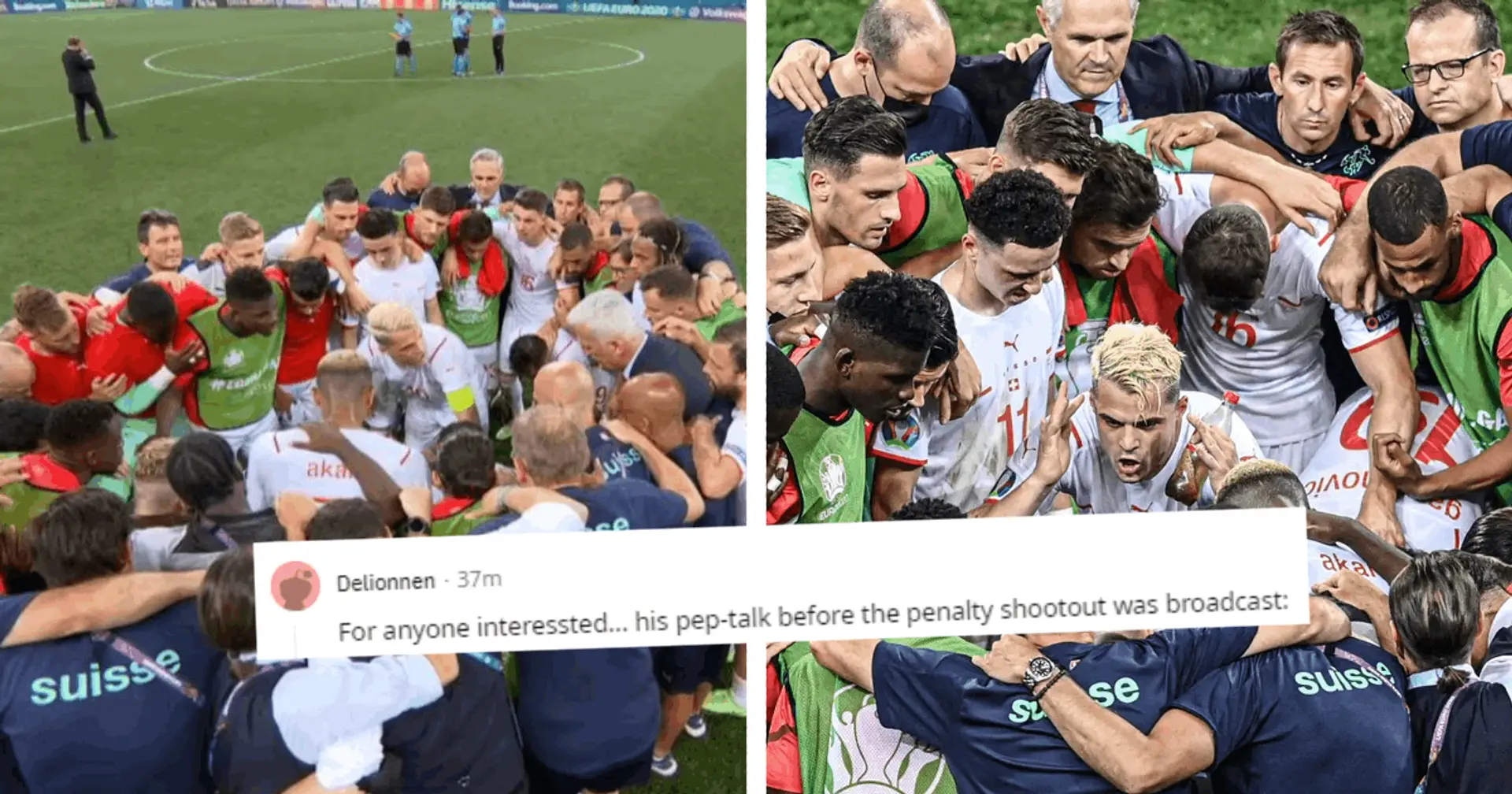 What Granit Xhaka told his teammates in pep talk just before shootout vs France relayed by fan