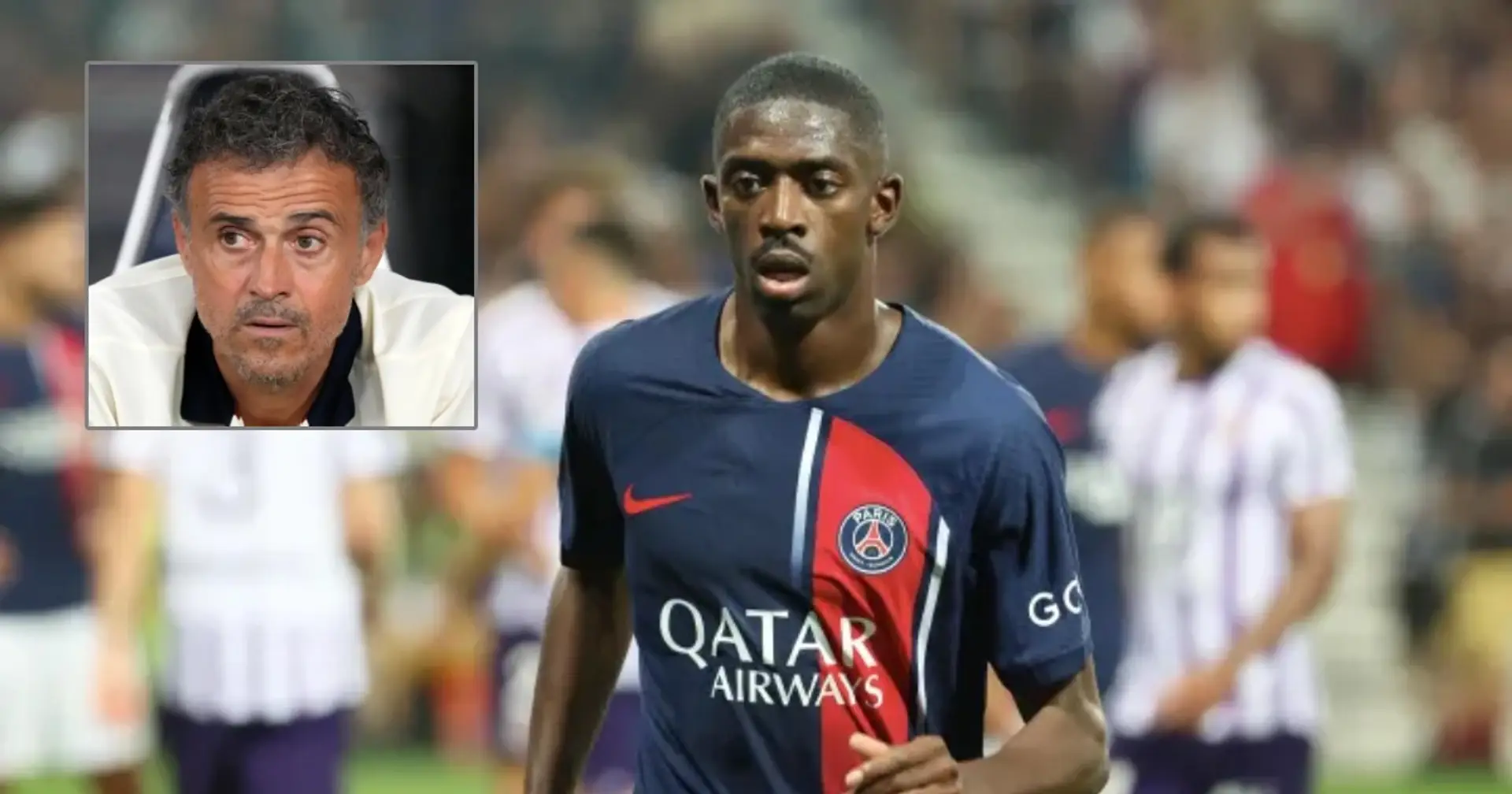 PSG coach Enrique to Dembele: 'I won't accept slacking off on the pitch'