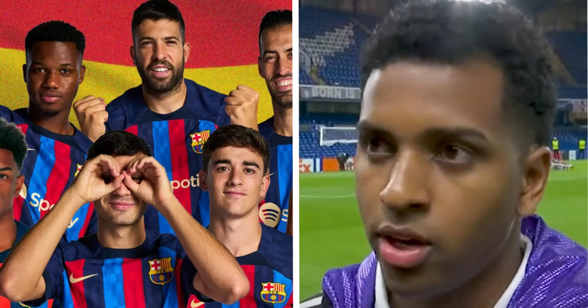 Rodrygo names one Barcelona player he would sign for Real Madrid today