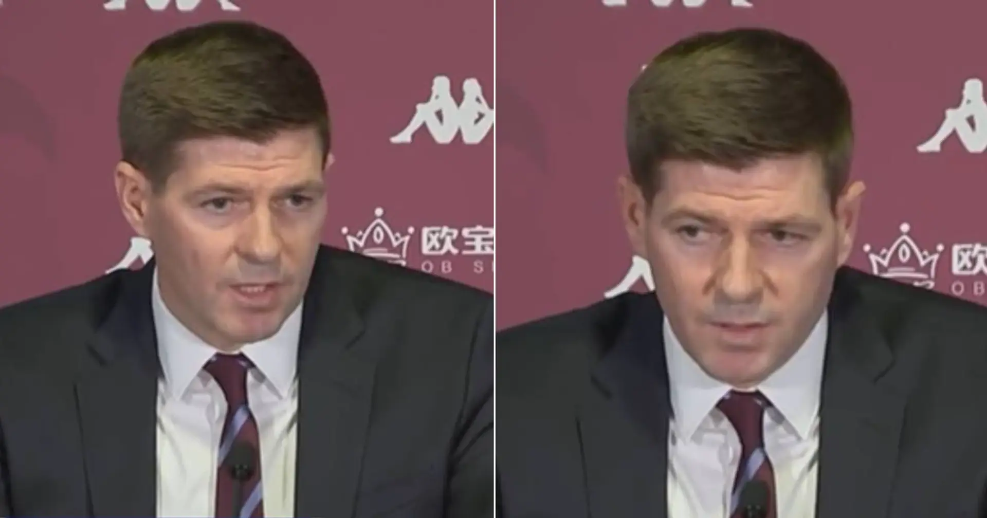 'It's very unfair': Gerrard reacts to 'stepping stone' narrative in first Aston Villa press conference