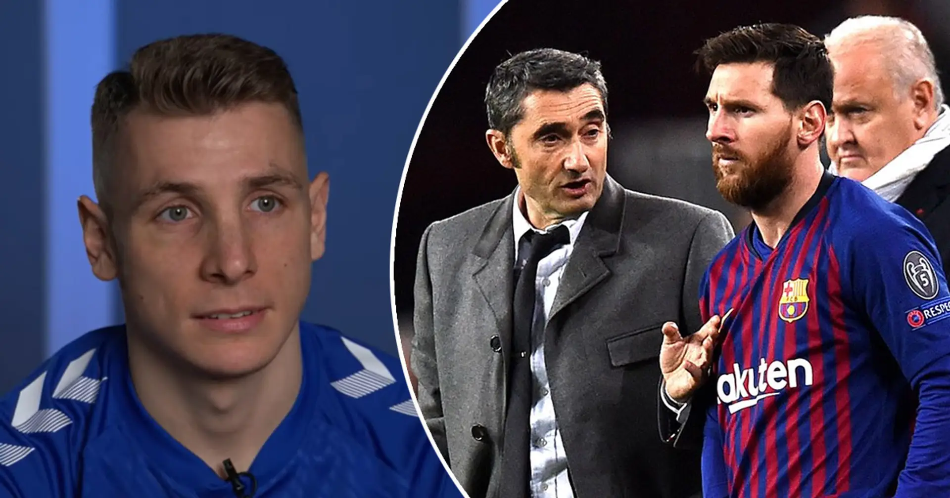 Lucas Digne claims Valverde 'had a hard time talking to Messi' as he compares him to Luis Enrique