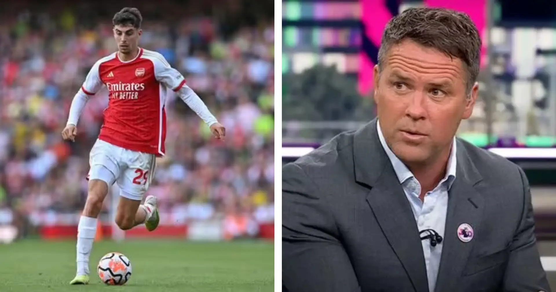 'You don't see that from a pro': Michael Owen shocked by Kai Havertz's performance vs Man United