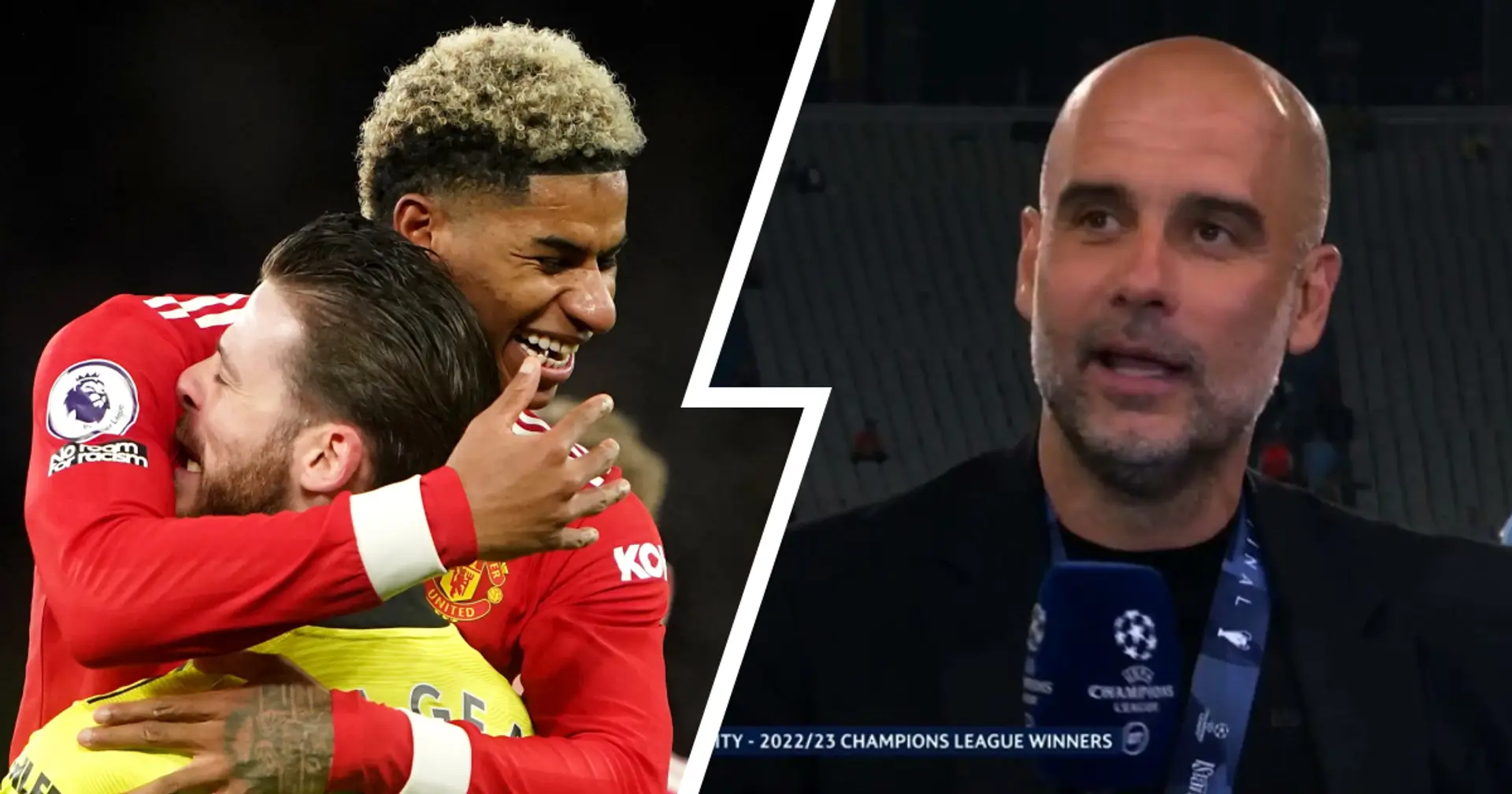 'It's long ball with them': Pep Guardiola bizarrely brings up Man United when talking about Champions League final