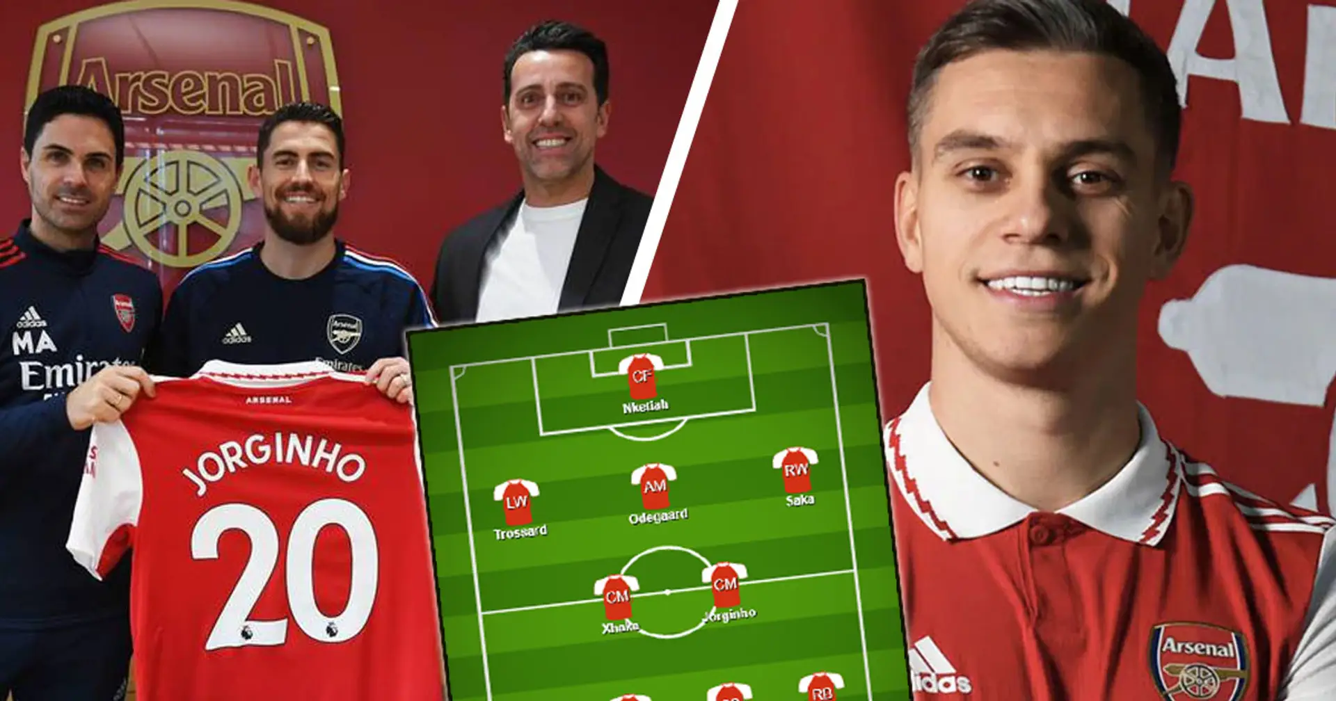Two ways Arsenal can line up with all January signings - shown in pics