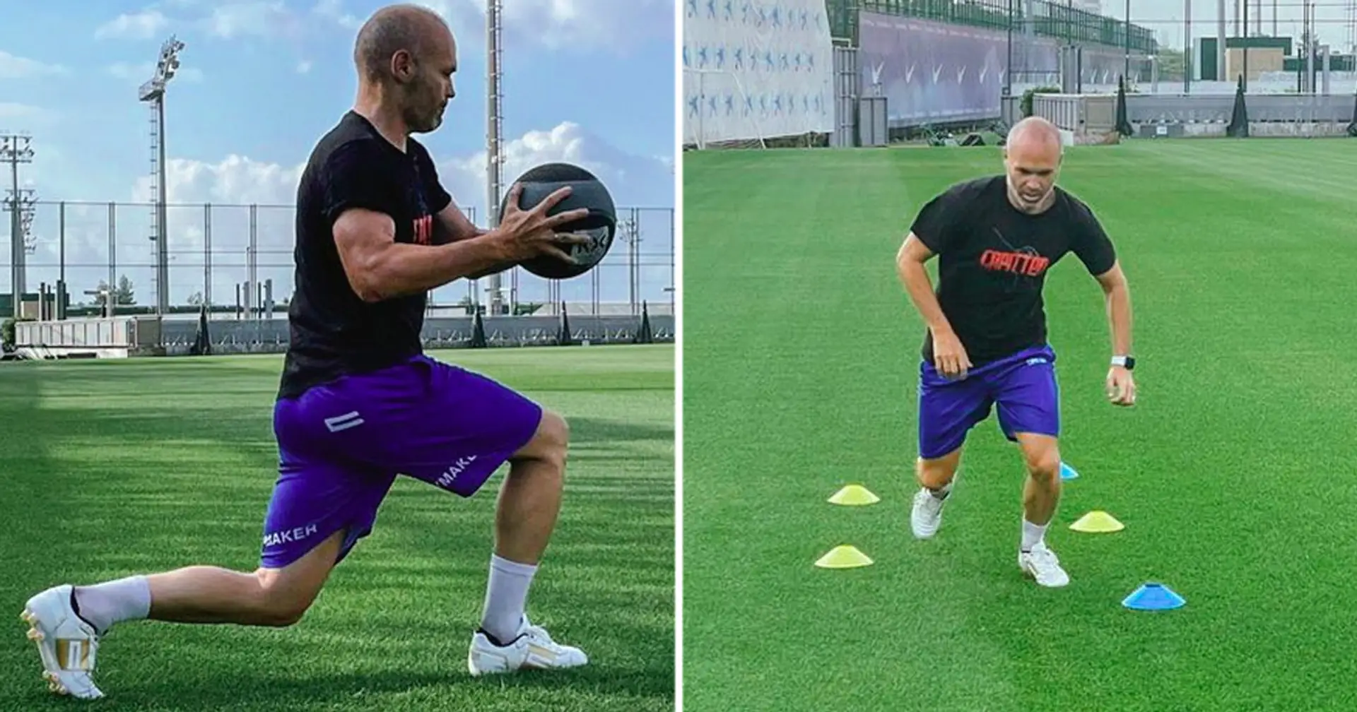 Iniesta spotted at Barca's training facilities, his transfer status explained