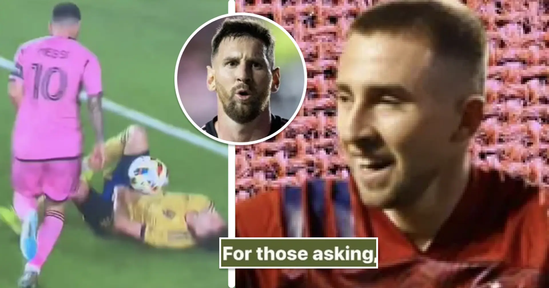 Leo Messi éjecte un joueur allongé au sol – la « victime » réagit