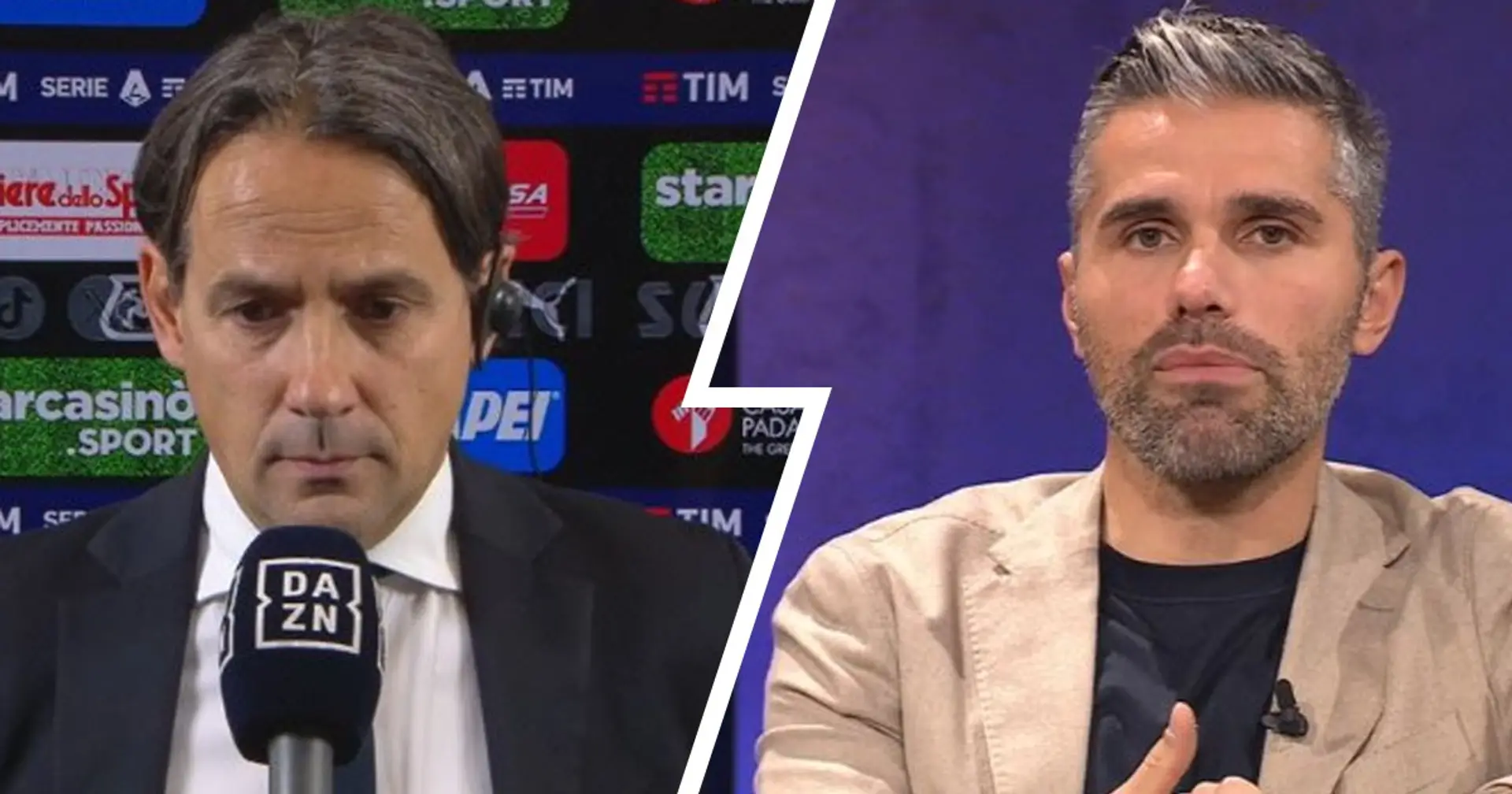 Inzaghi sgrida Behrami in TV: "Ti ho sentito che contestavi il nostro cammino in Champions", poi gli dà una lezione 
