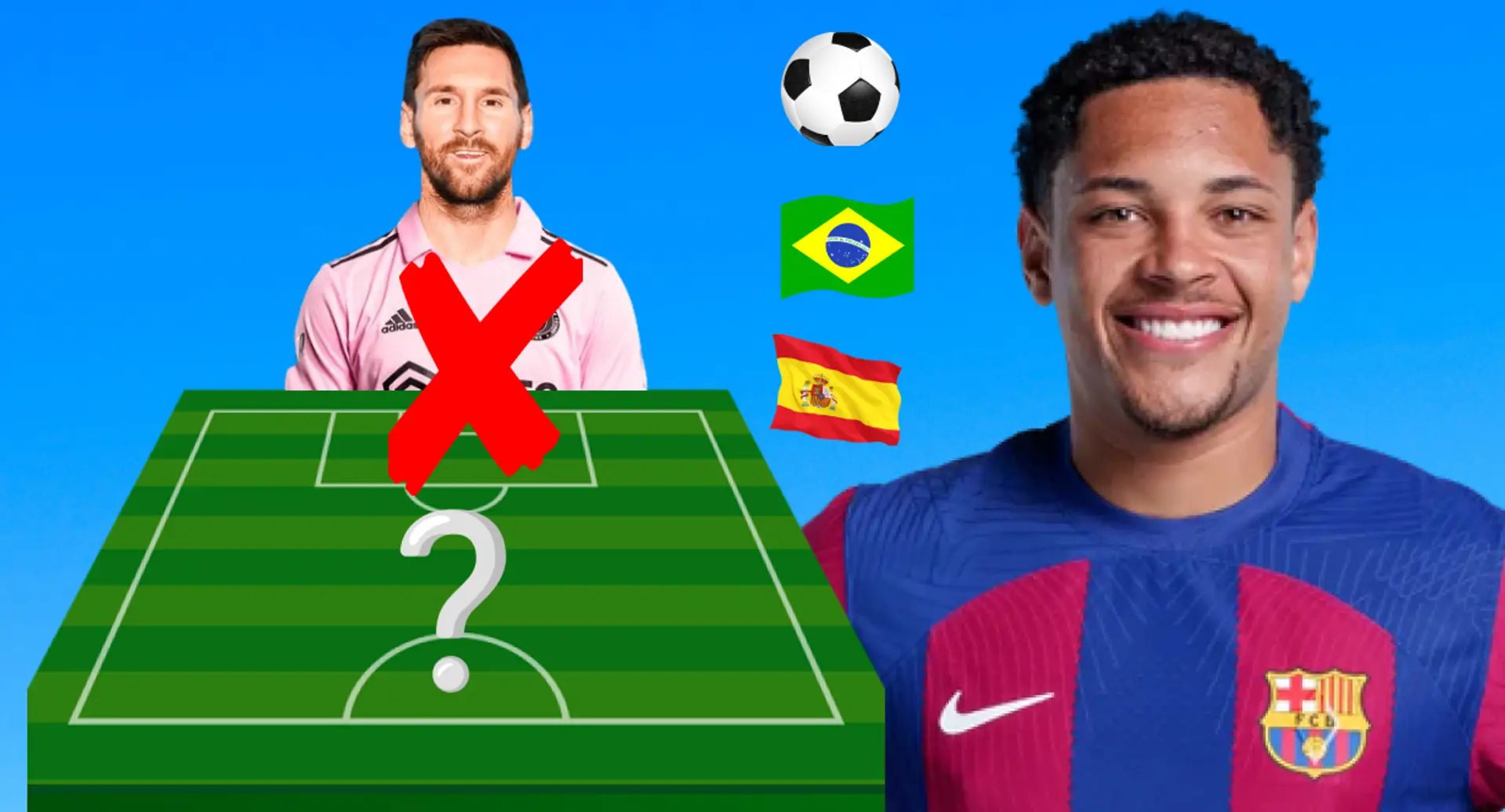Vitor Roque reveals his top 5 all-time favourite players – no Messi there