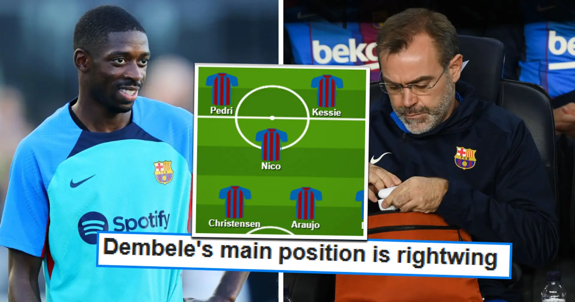 'Dembele first half, Raphinha second': Barca fans pick best XI for second pre-season game