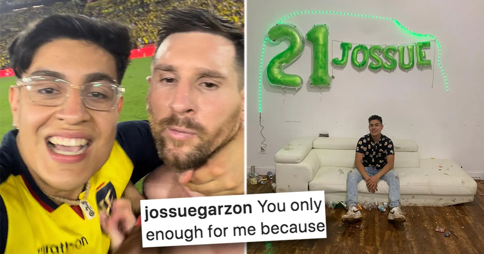 'One only lives once and once is enough for me': Ecuador fan sends message to Messi after pitch invasion