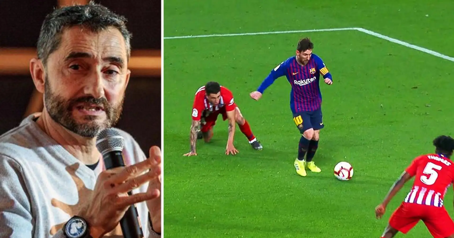 Ernesto Valverde: "Ich werde meinen Enkeln erzählen, dass Messi an sieben Spielern vorbeidribbeln und ein Tor erzielen konnte, und sie werden mir sagen, dass ich Unsinn rede"