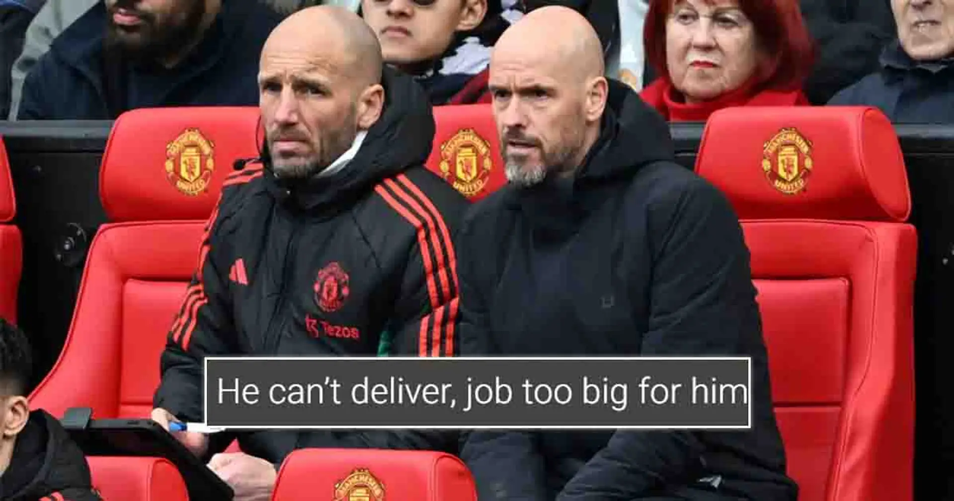 'Job too big’, ‘Not his fault’: Man United fans split over Ten Hag's future after missing out on UCL qualification
