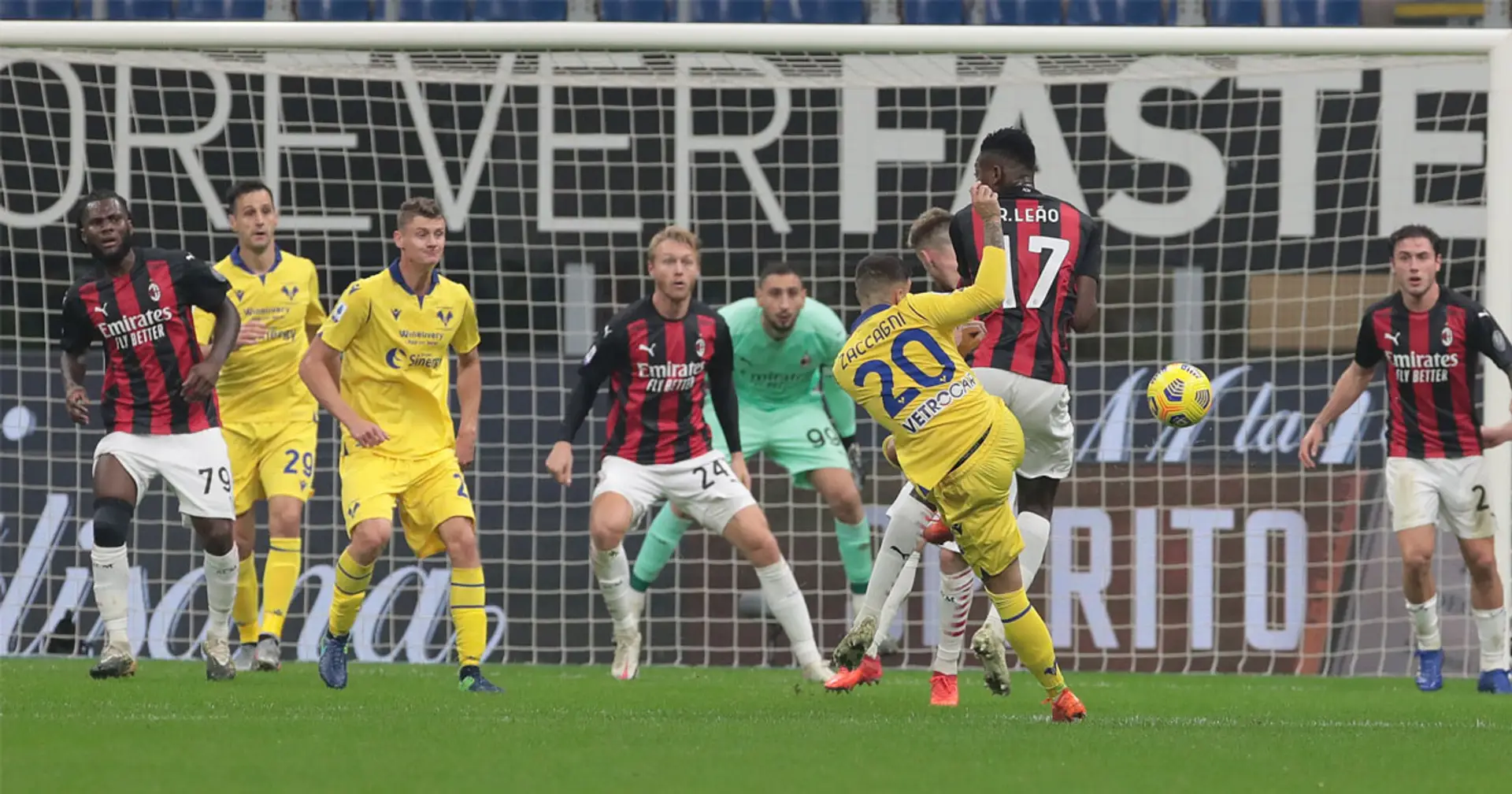 Fine primo tempo Milan 1-2 Verona: i primi 45' riassunti in meno di un minuto 