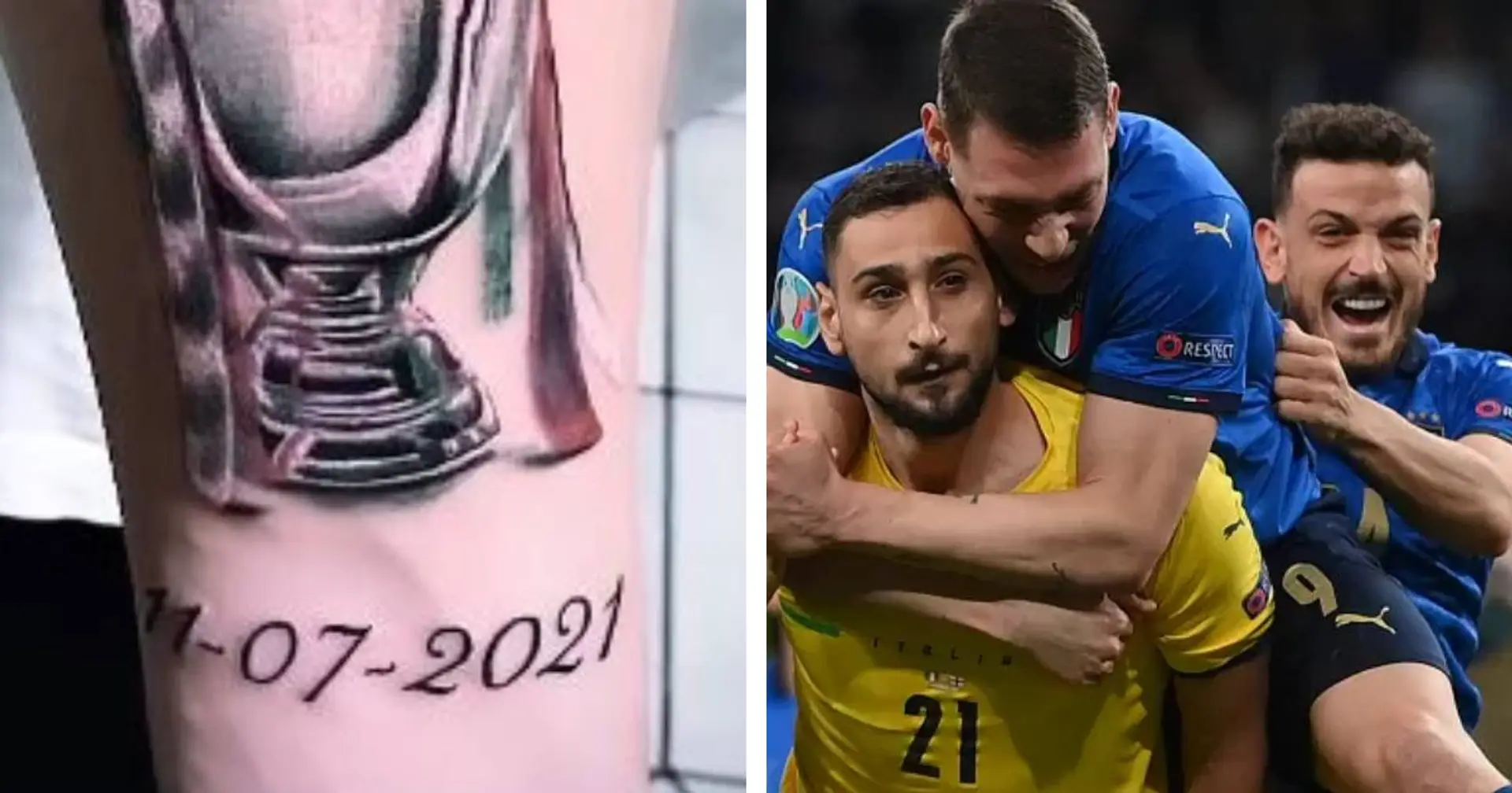 Donnarumma festeggia la vittoria degli Europei con un tatuaggio speciale 