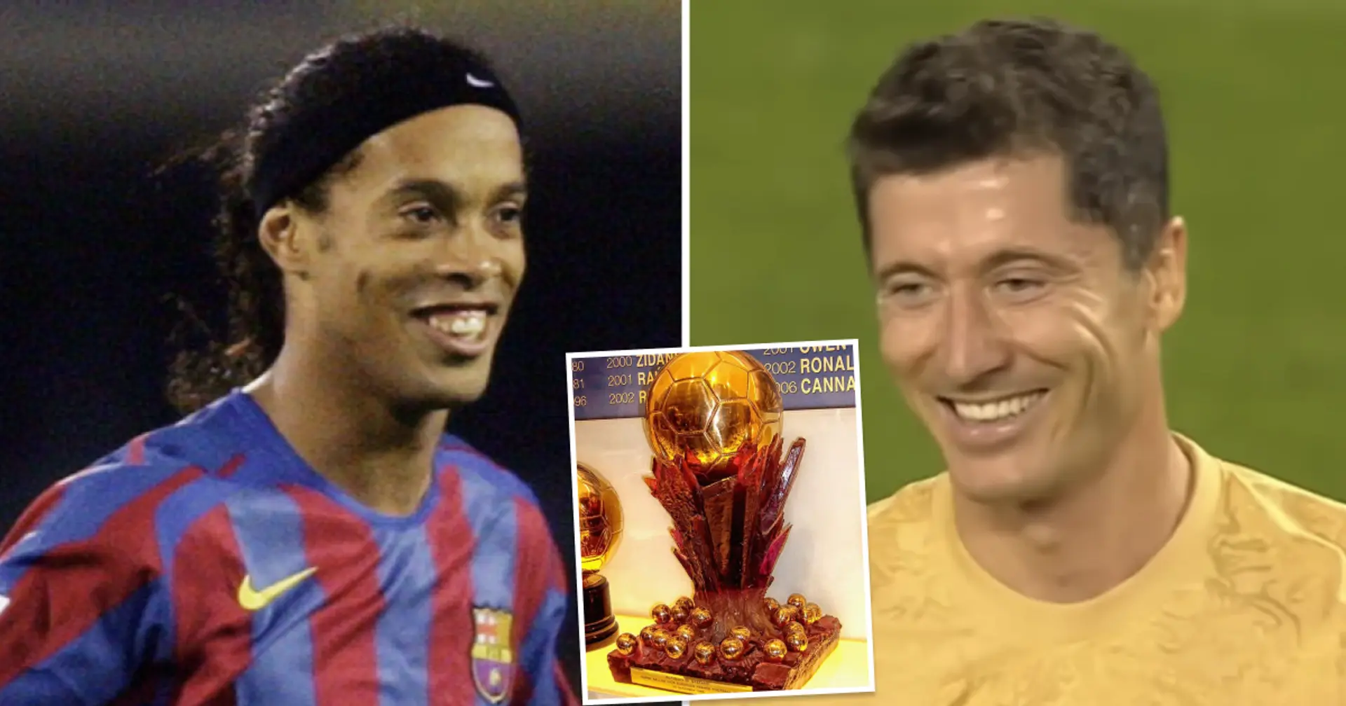 Lewandowski devant Ronaldinho et plus encore: un fan prédit le classement du "Super Ballon d'Or" sur les 32 dernières années