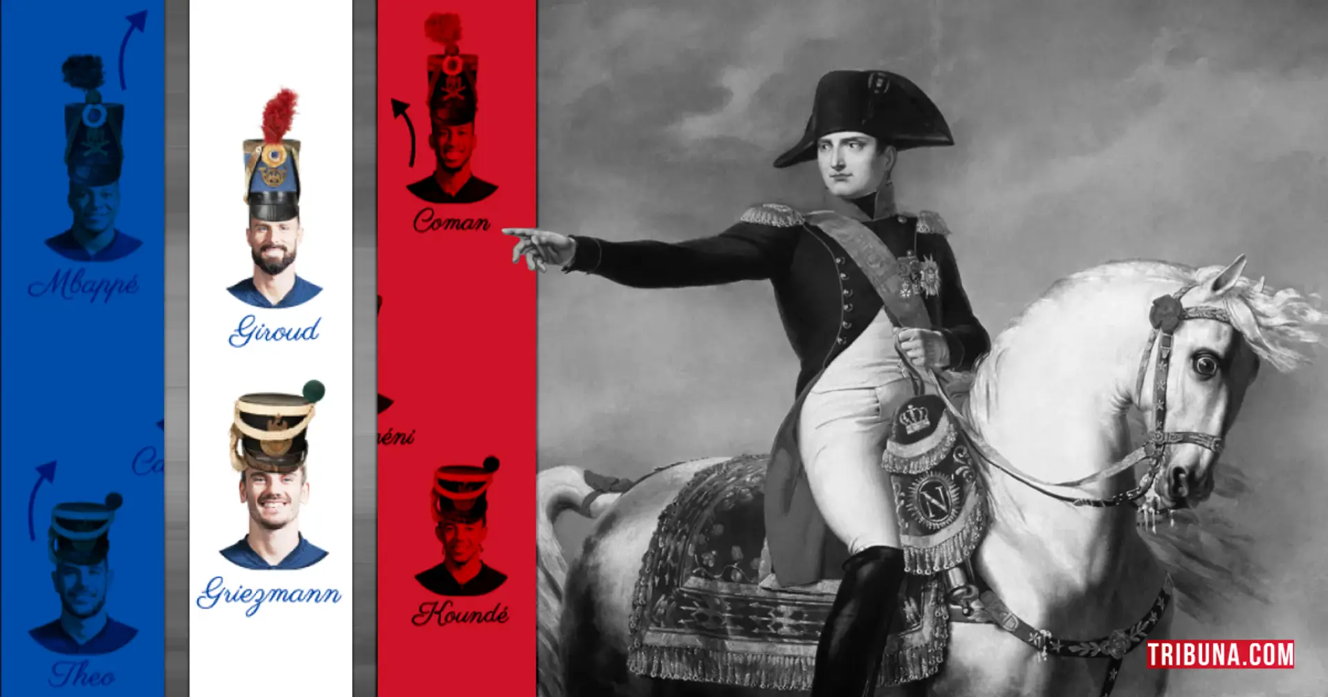 ¿Qué formación usaría Napoleón si fuera entrenador de fútbol y qué jugadores franceses elegiría?