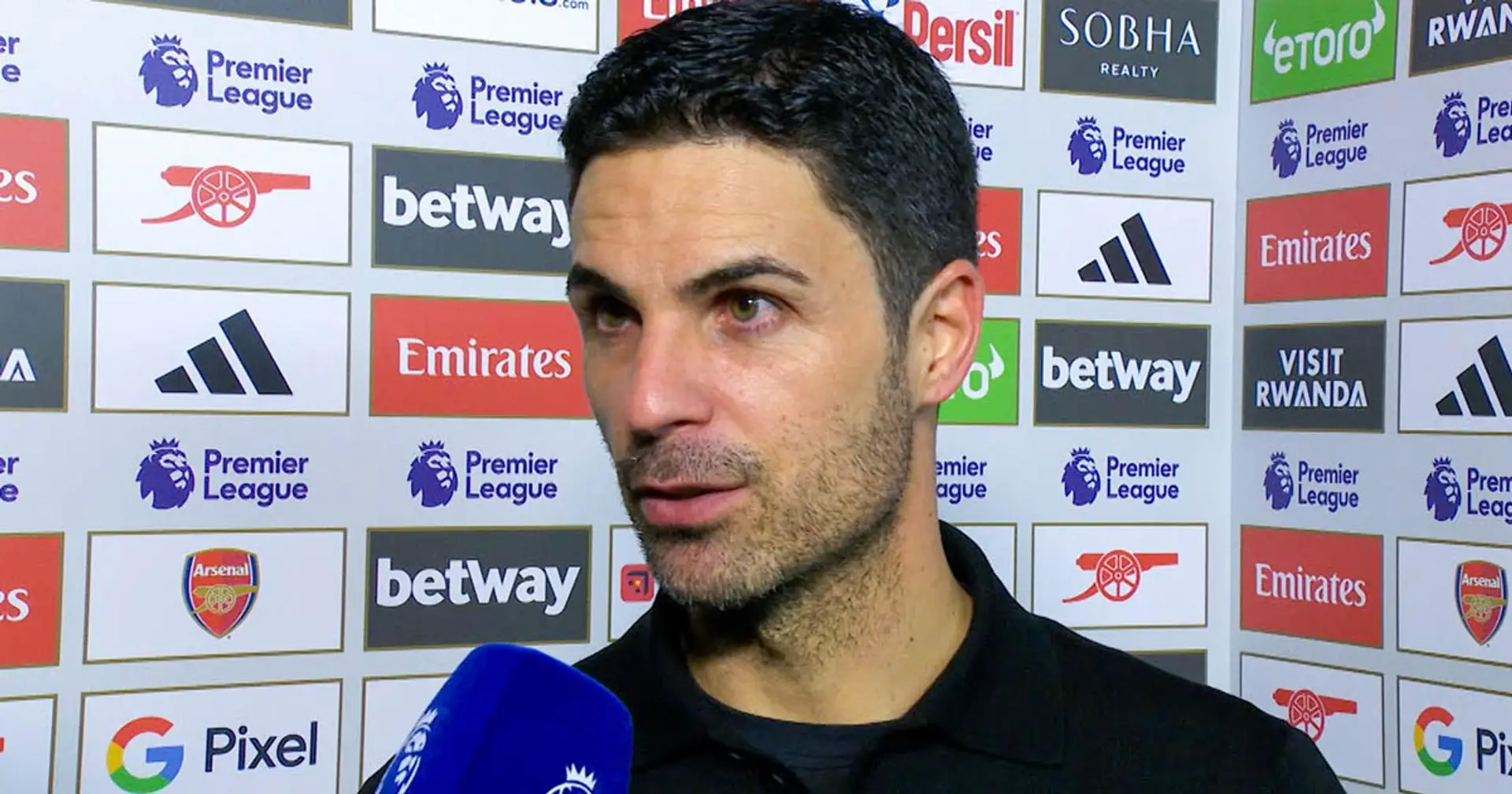 Mikel Arteta on West Ham loss: 'We dominated for 100 minutes'