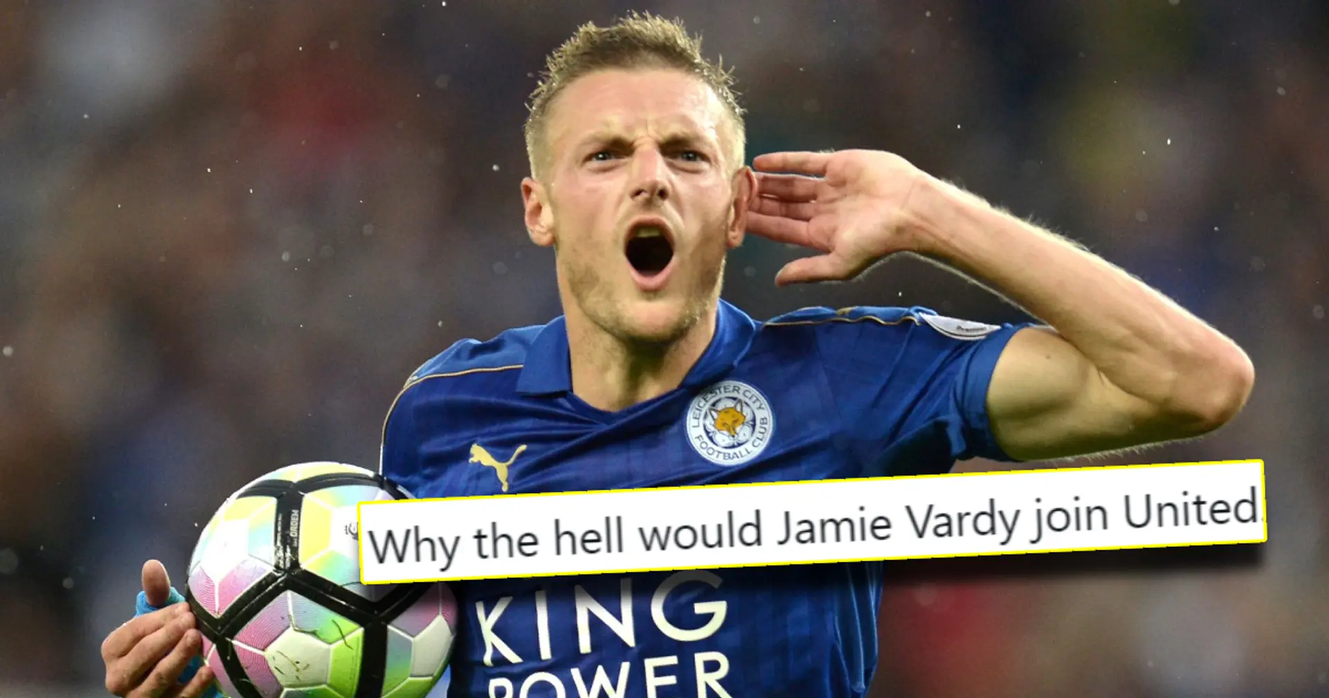 'We've given up on football': Fans in disbelief as Man United linked with shock Jamie Vardy move