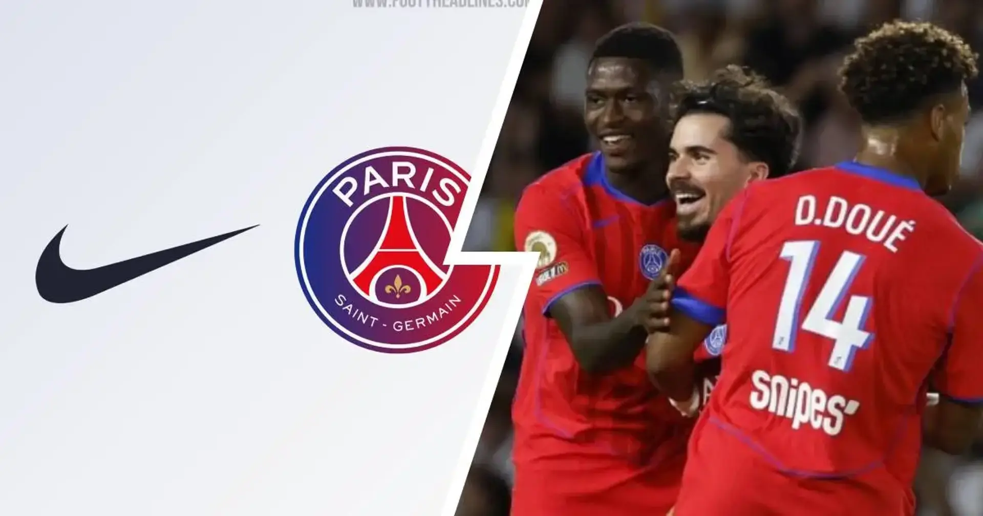 Maillot PSG Extérieur Rouge – Nike, Taille XL Enfant, Neuf Avec Défauts