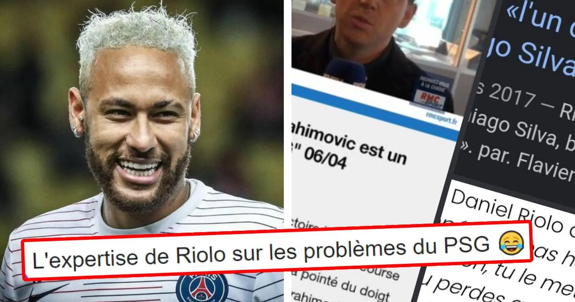 "Semblerait que les faits t'aient donné tort": Un fan ressort de vieilles déclas de Riolo face aux critiques sur Neymar