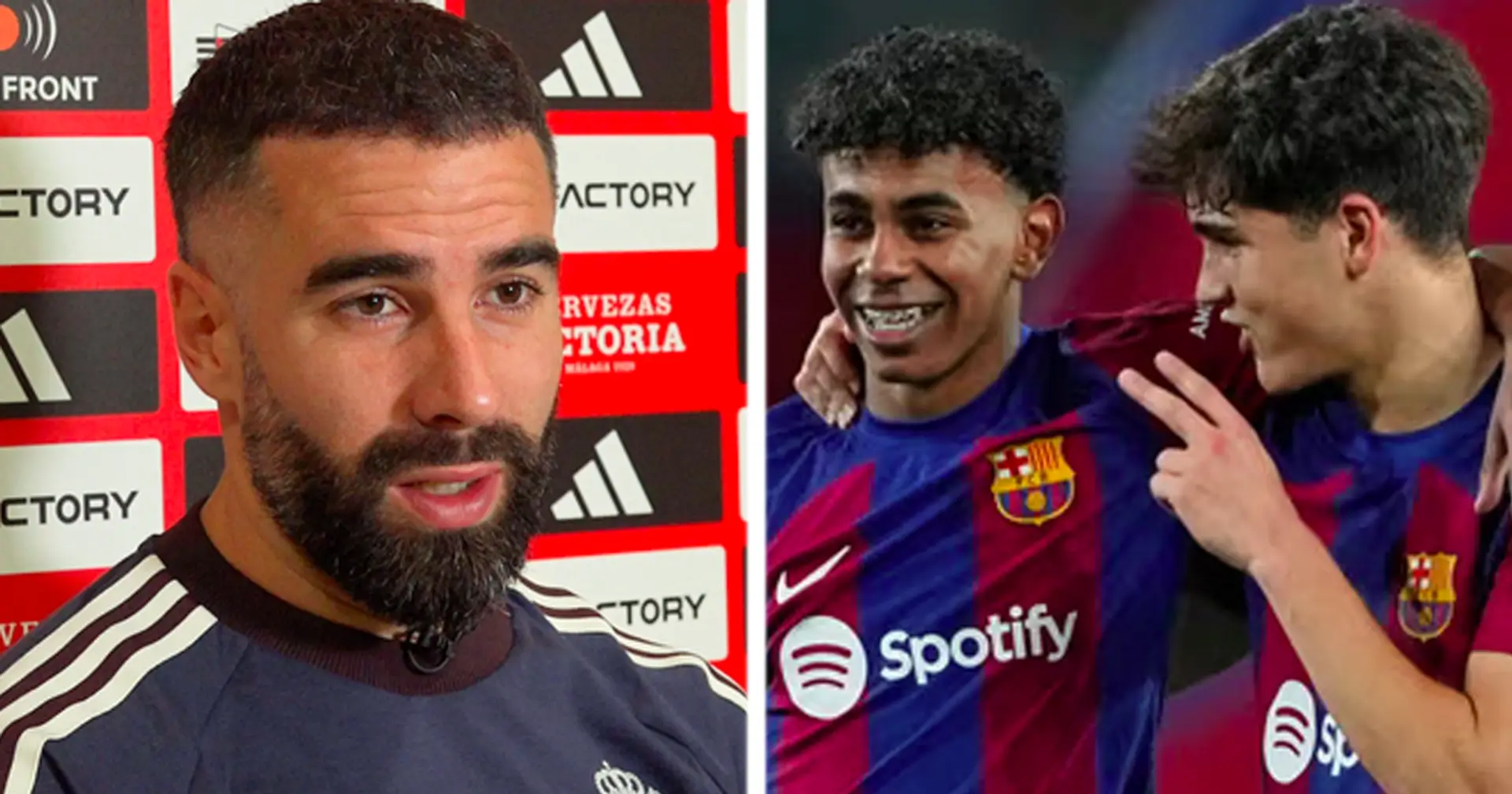 'When you are in bad condition, you have no other option': Carvajal explains why Barca use so many academy players