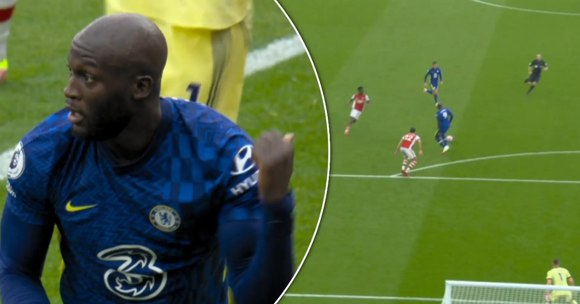 One skill Romelu Lukaku learnt from Antonio Conte and used against Arsenal 8 times - illustrated