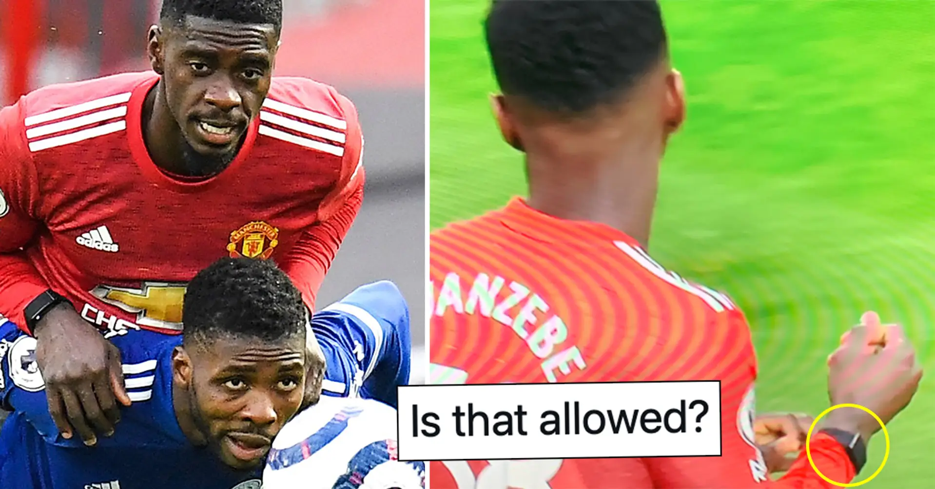 ‘Is it allowed’? Man United youngster spotted wearing Apple Watch during Premier League game