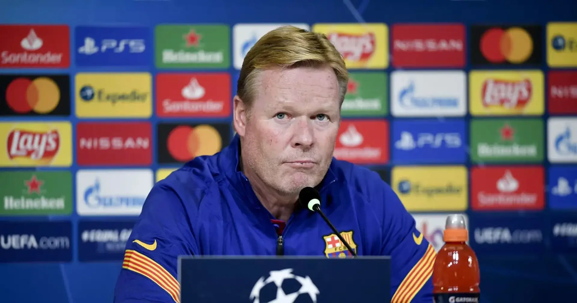 'We have to give chances to younger players': Koeman has perfect solution for Barca's defensive injury crisis