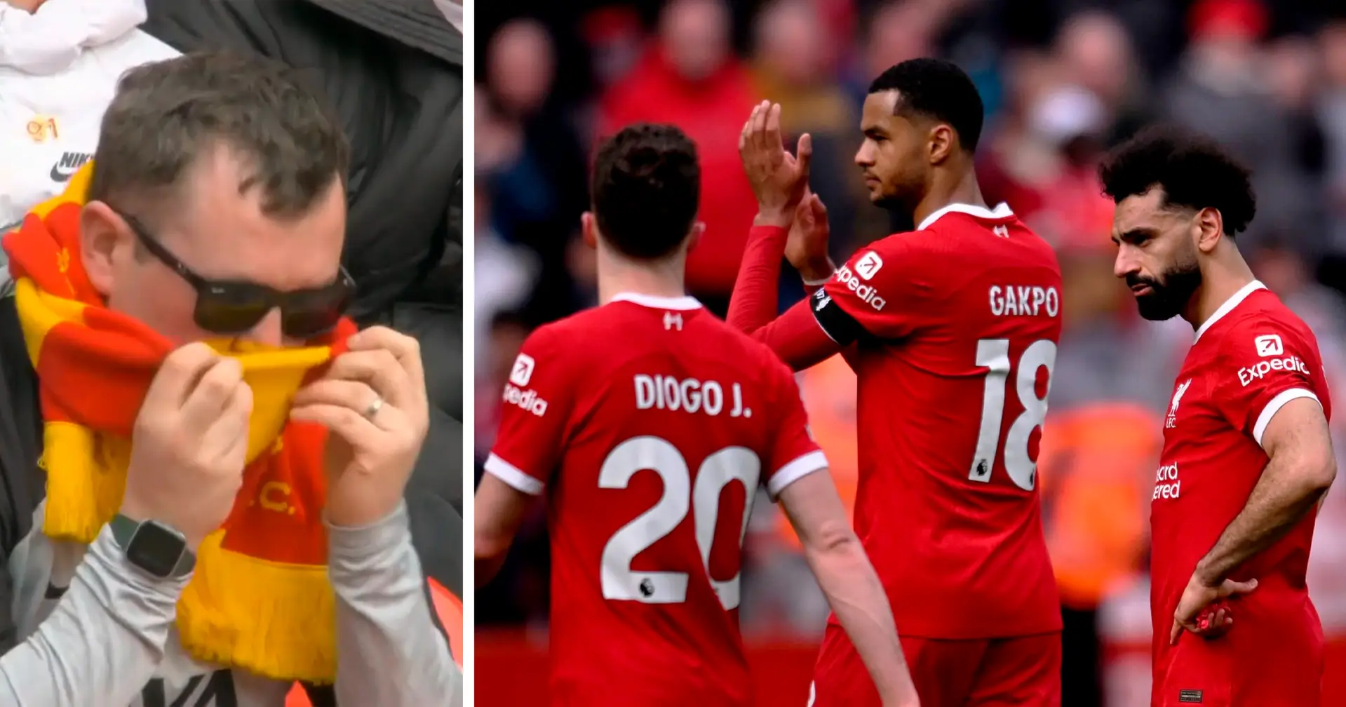 Spotted: Liverpool fan reacts to Crystal Palace result - we all feel this way