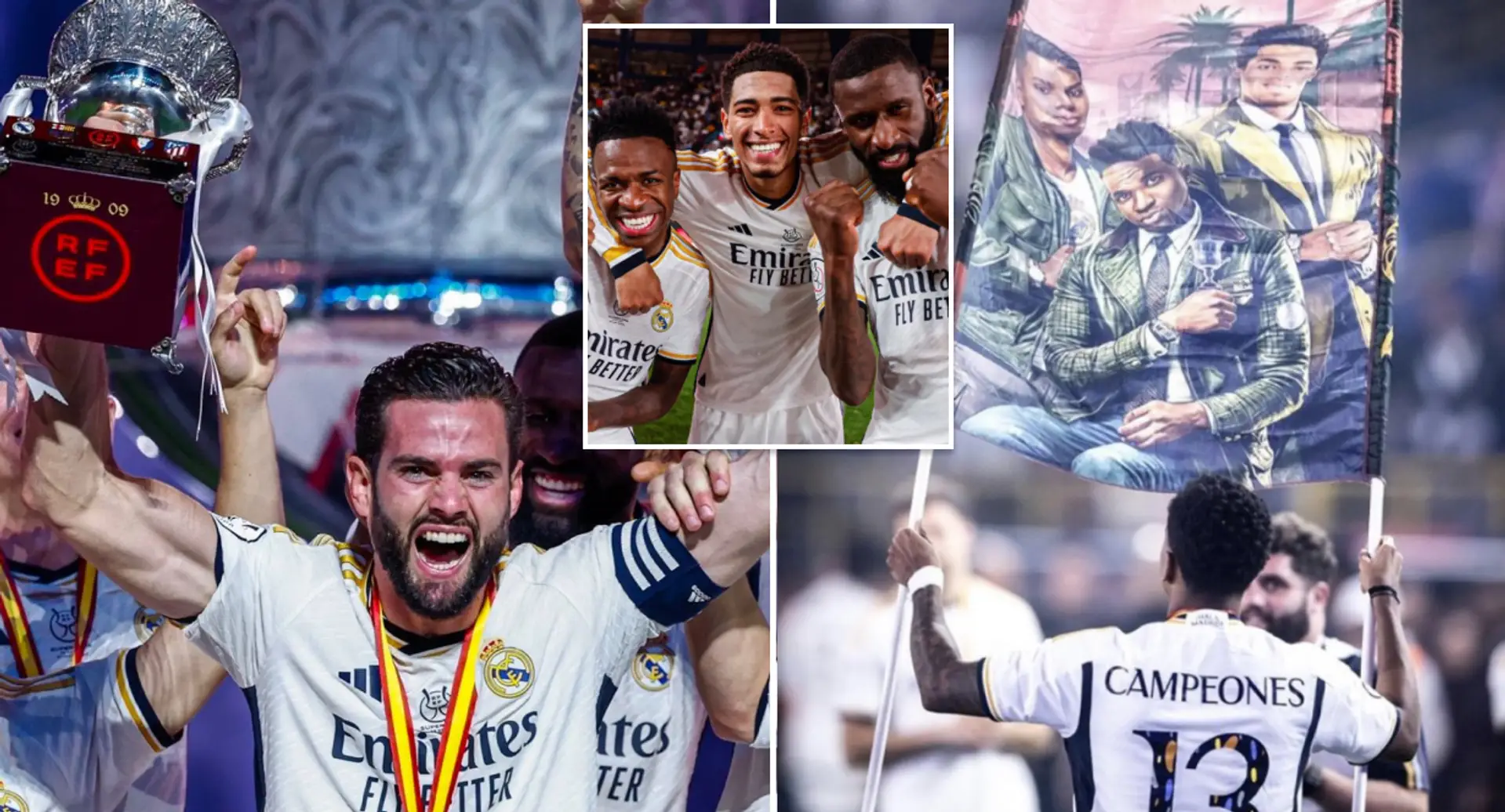 15 best pictures as Real Madrid celebrate Supercopa trophy