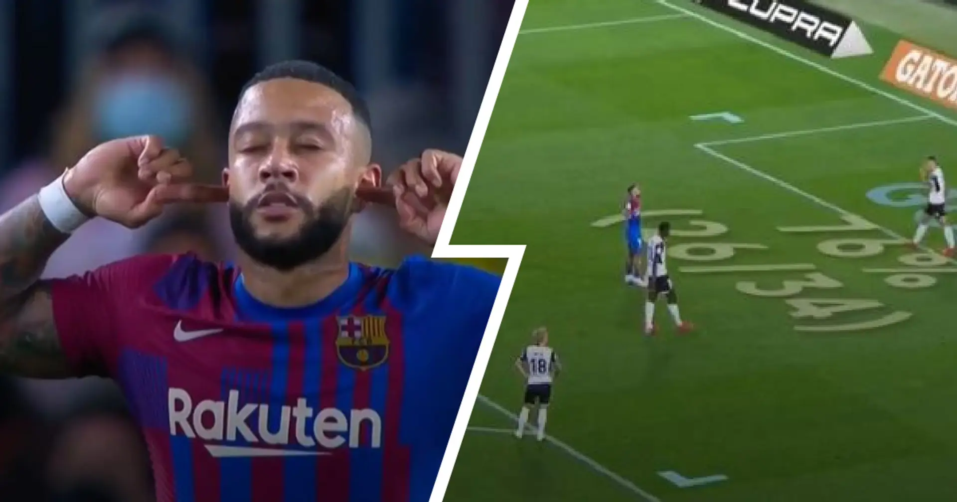 Caught on Camera: Defender tries to distract Memphis before penalty against Valencia