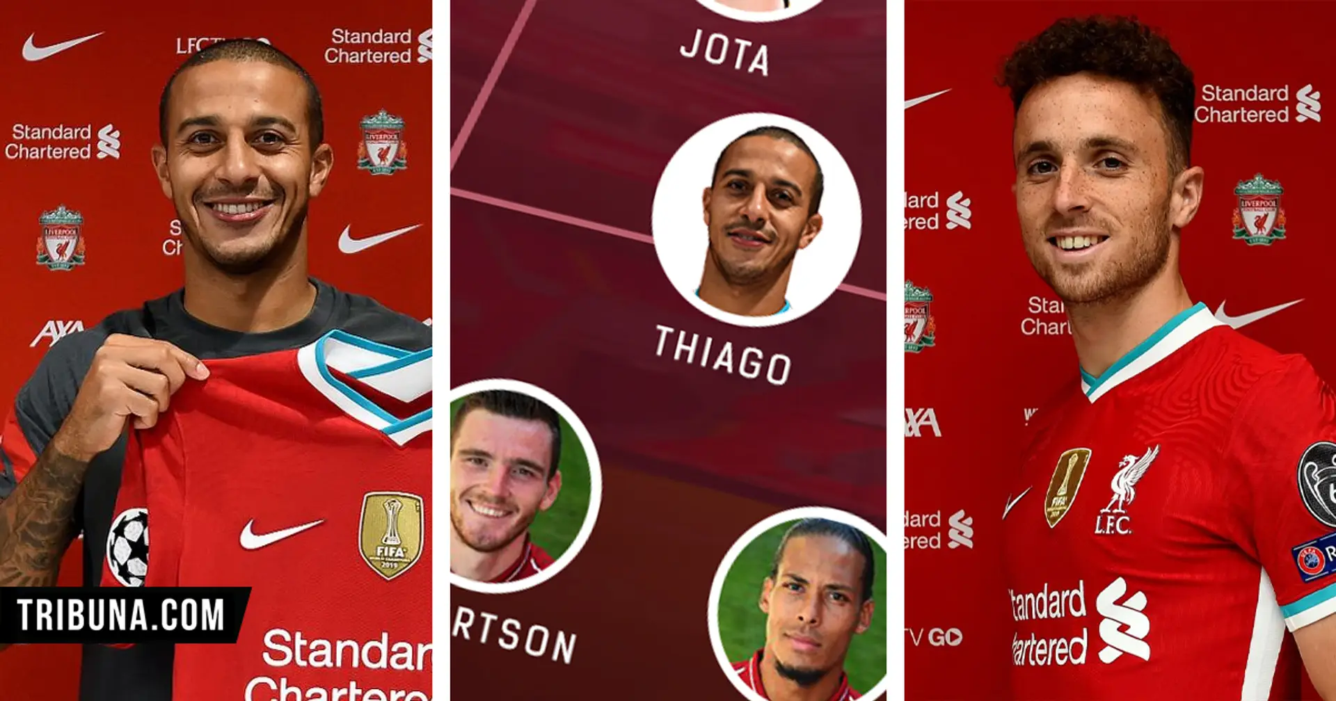 How Thiago and Jota could fit in at Liverpool: 3 potential line-ups