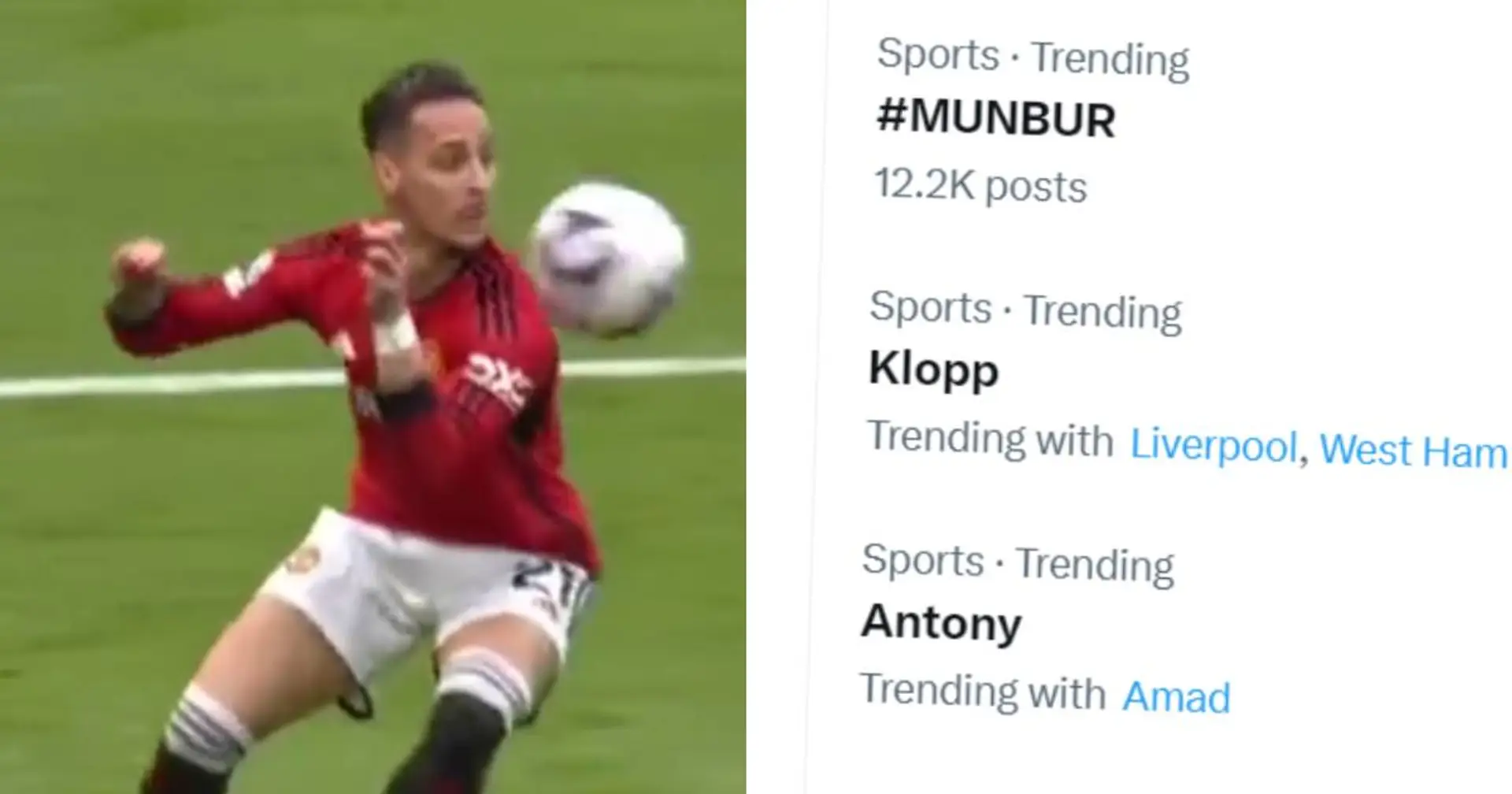 'Thinks he's Neymar': Man United fans in disbelief over pointless Antony showboating