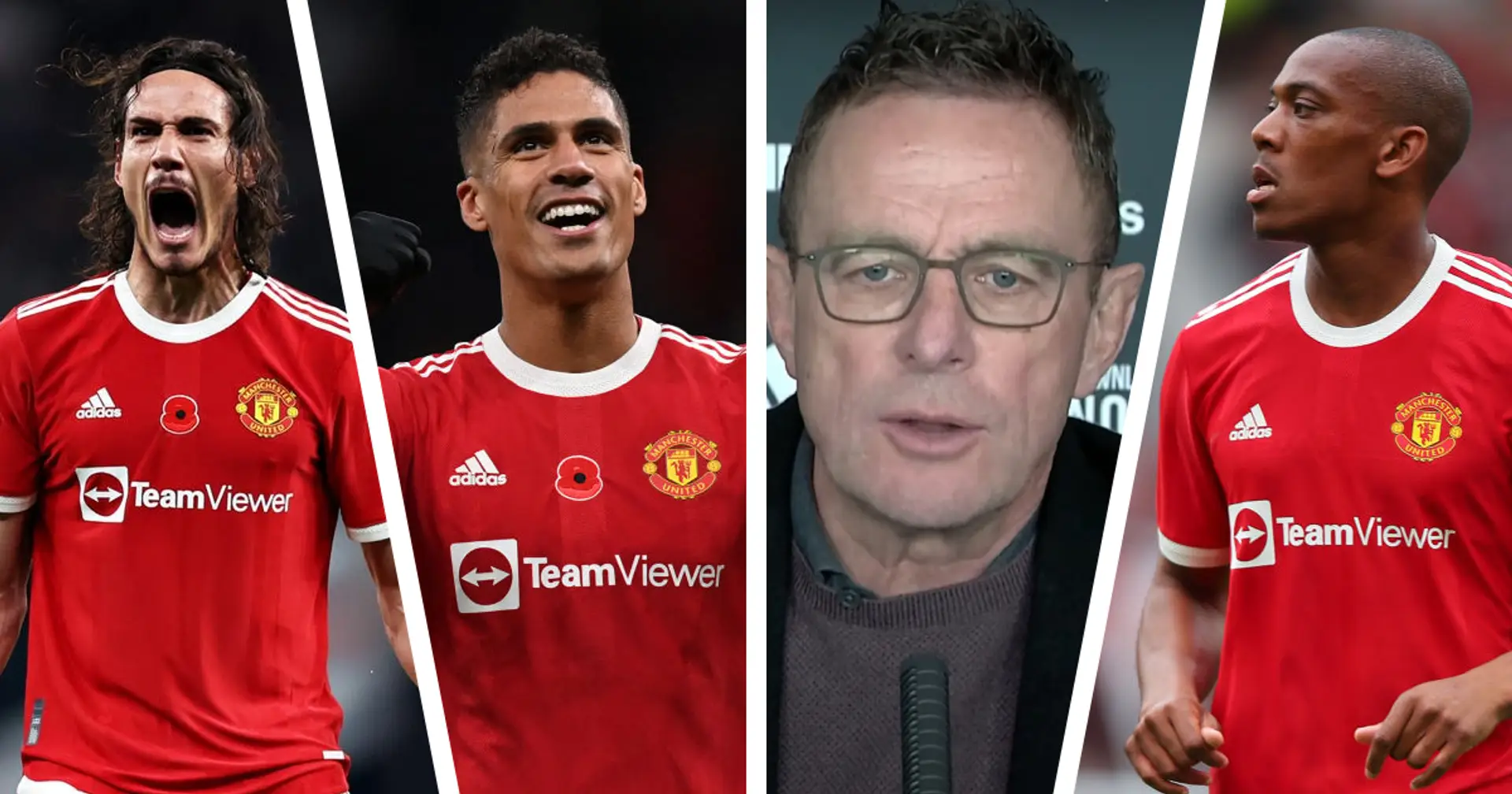 Rangnick reveals when Cavani, Martial and Varane could return from injuries