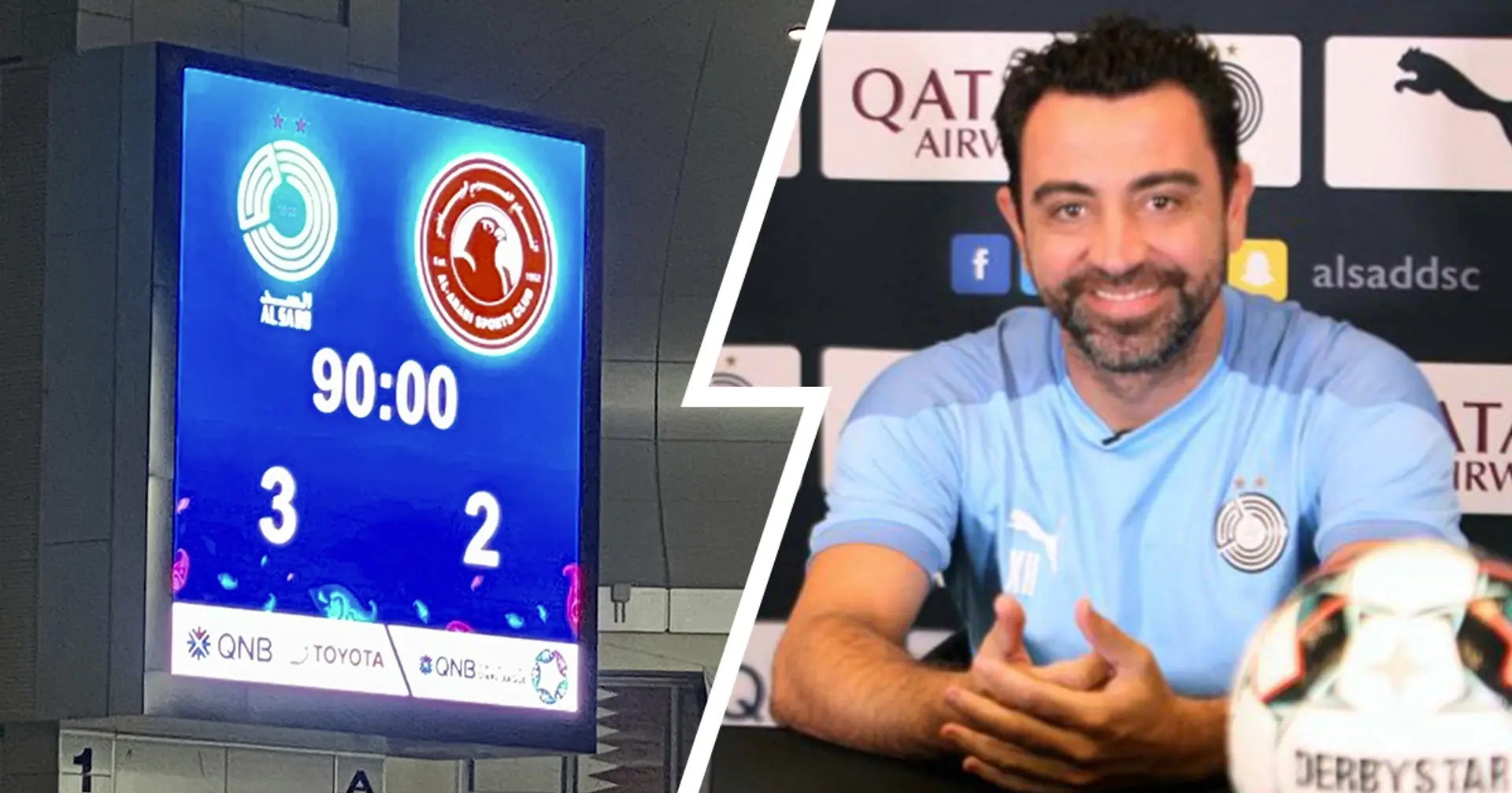 Xavi's Al Sadd remain unbeaten after performing incredible comeback, score 2 goals in 2 minutes 