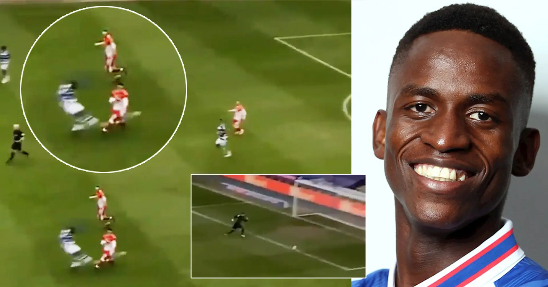 African footballer Semedo tackled his opponent so hard he accidentally scored a screamer