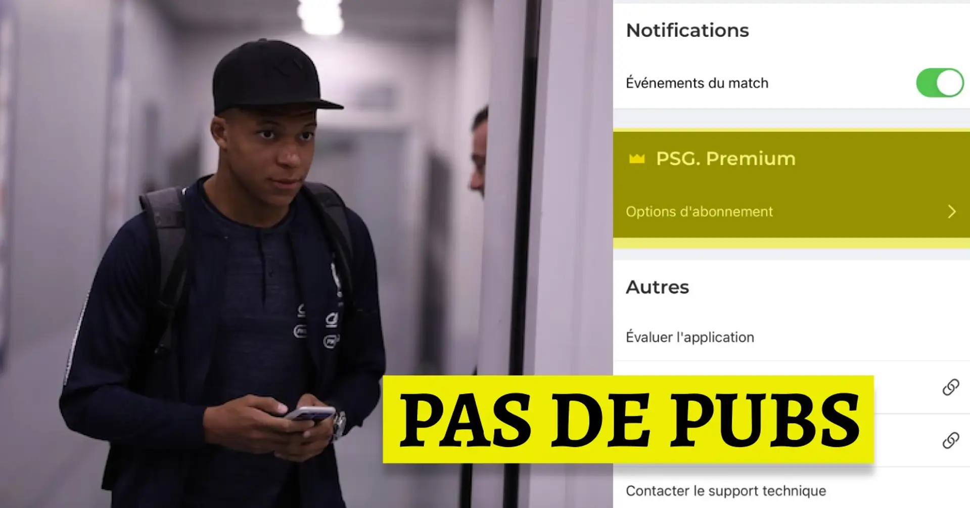 Comment s'abonner à la version PREMIUM de Paris Foot en Direct - maintenant sur Android, bientôt sur iOS