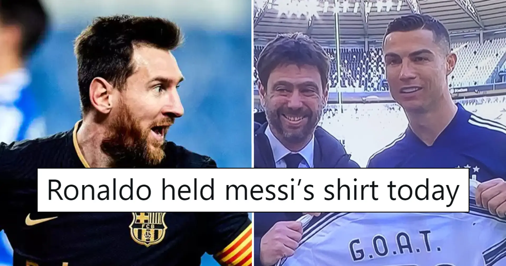 'CR7 showed it on the kit while Messi shows it on the ground': Fans troll Cristiano as Portuguese unveils GOAT jersey