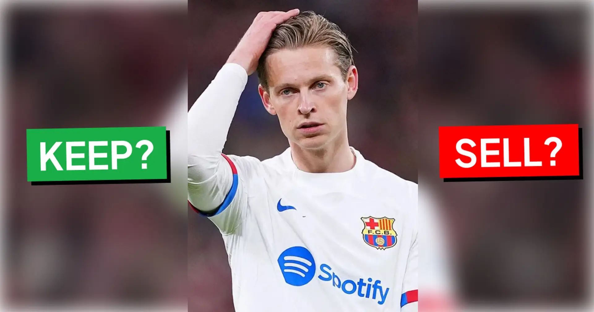 De Jong — keep or sell? Barcelona fans split on Frenkie future — have your say in the comments, too