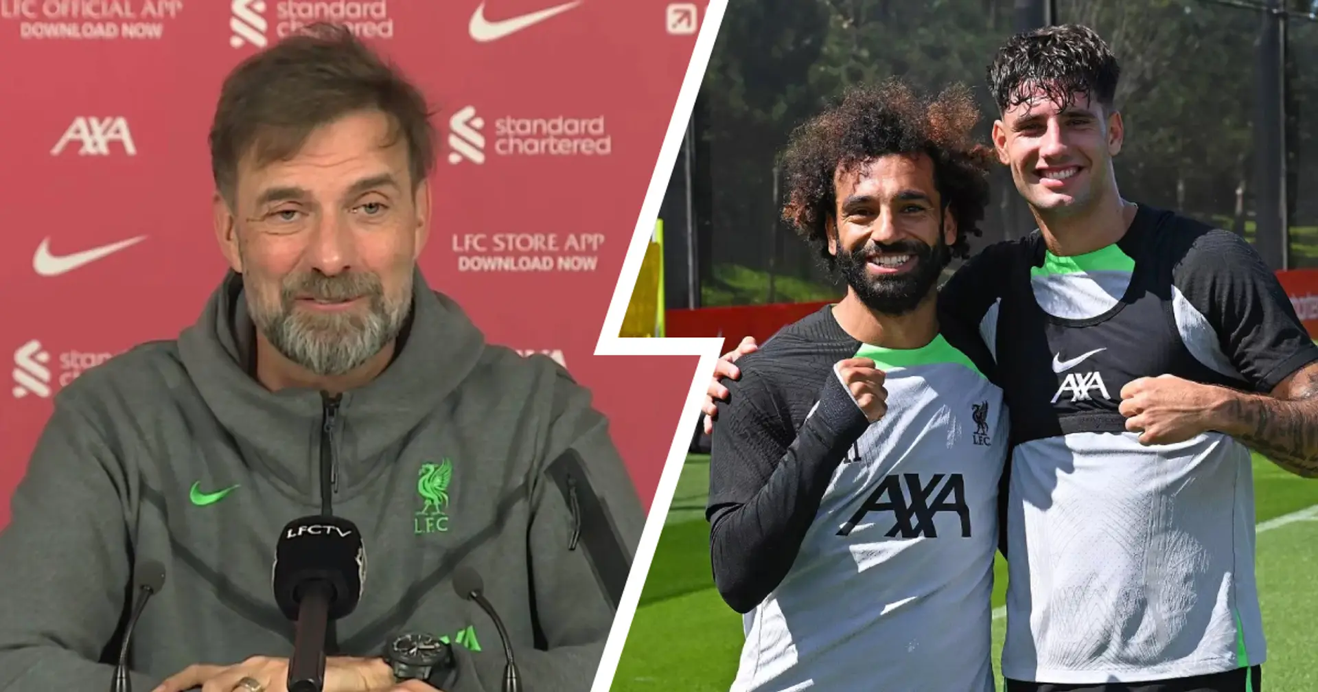 'We want to be careful': Klopp on Salah and Szoboszlai travelling for Sparta Prague game
