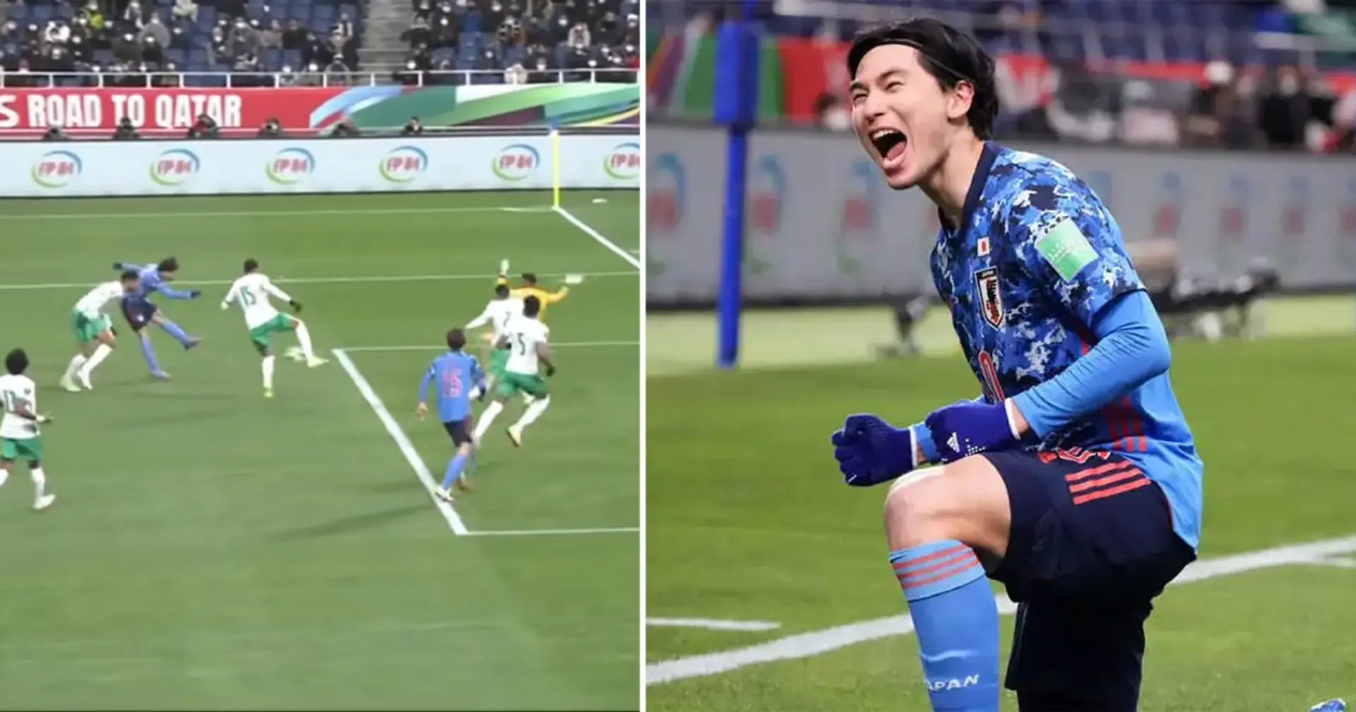 Takumi Minamino scores winner vs Saudi Arabia to boost Japan's chances to qualify for World Cup (video)