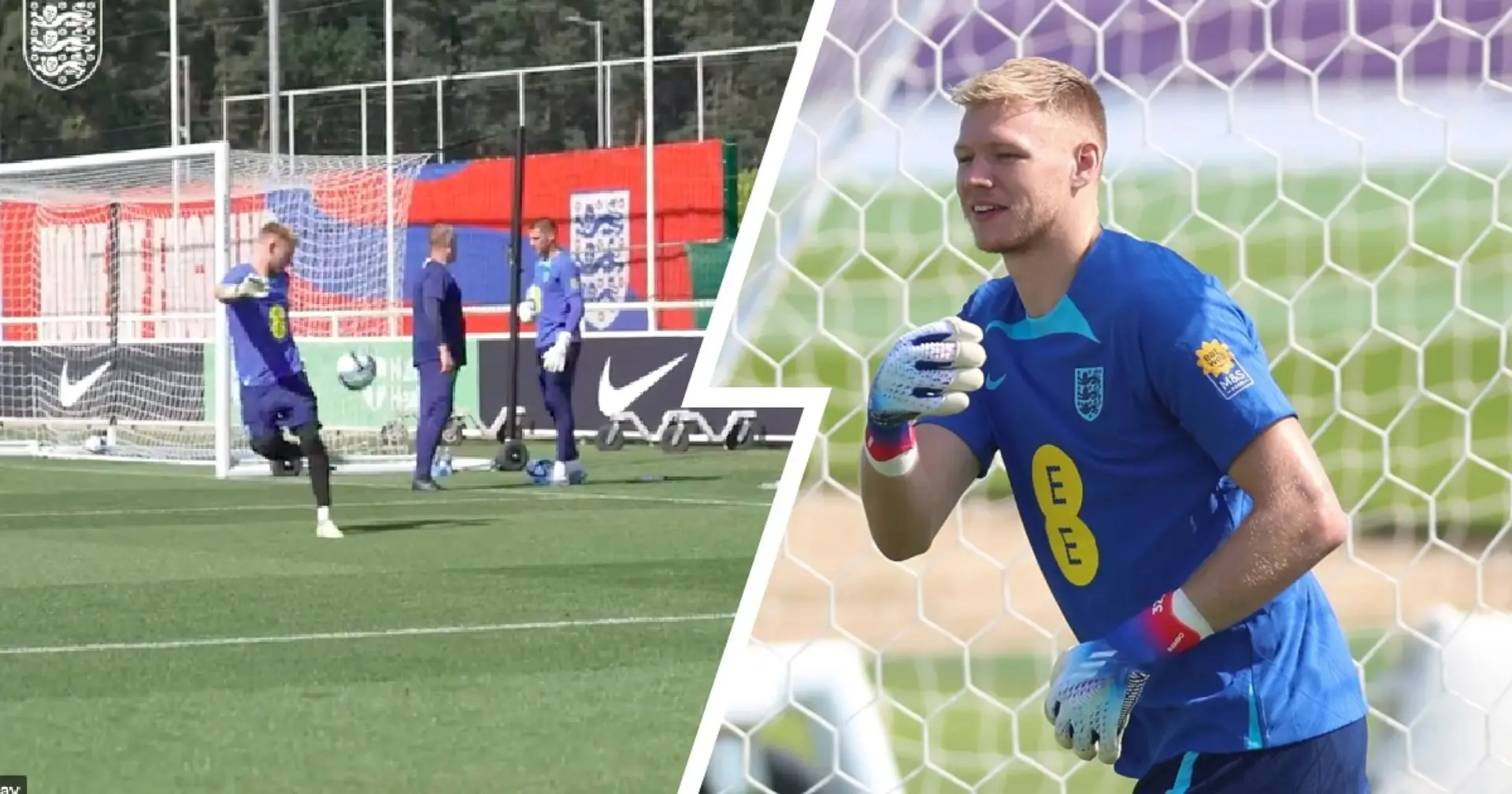 VIDEO: Trending Aaron Ramsdale's incredible skill in England training